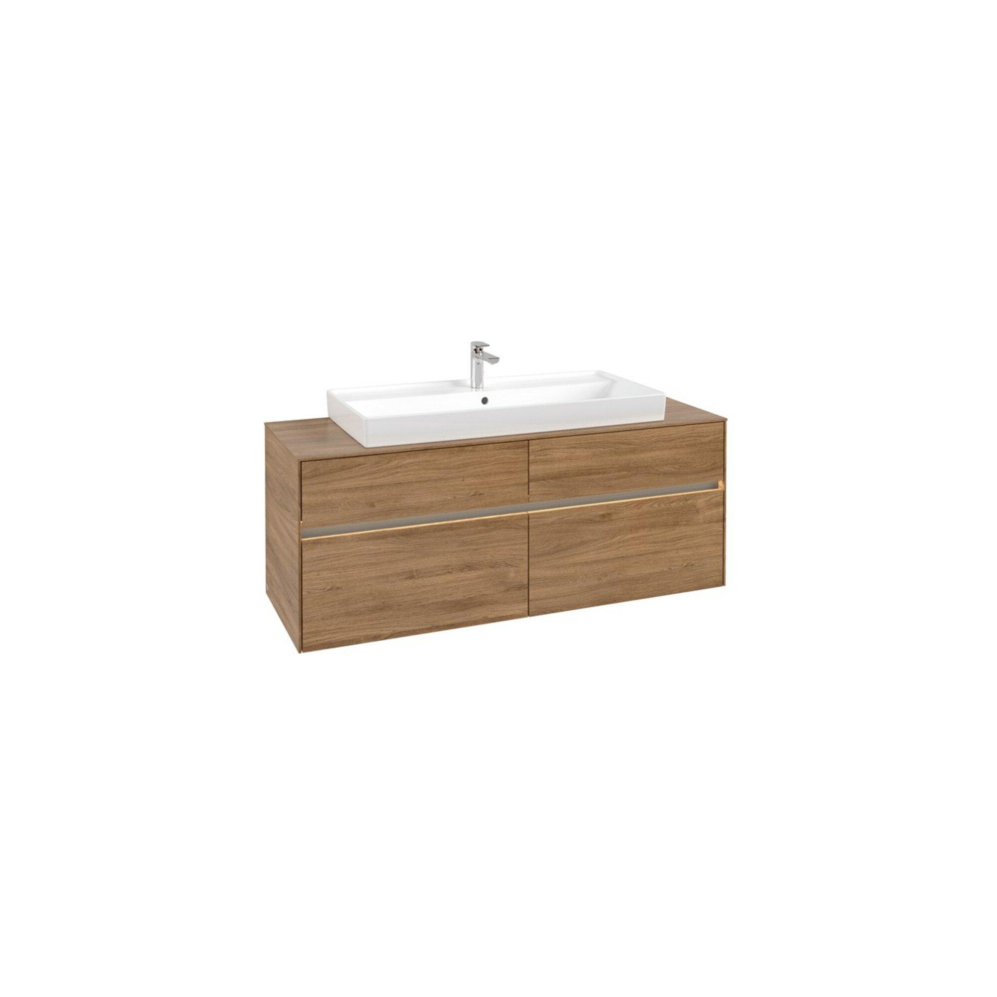 V&B Waschtischunterschrank Collaro 140X54,8X50Cm, Wt Mi, Led 10 W, Kan Oa ; Villeroy & Boch (C092B0RH)