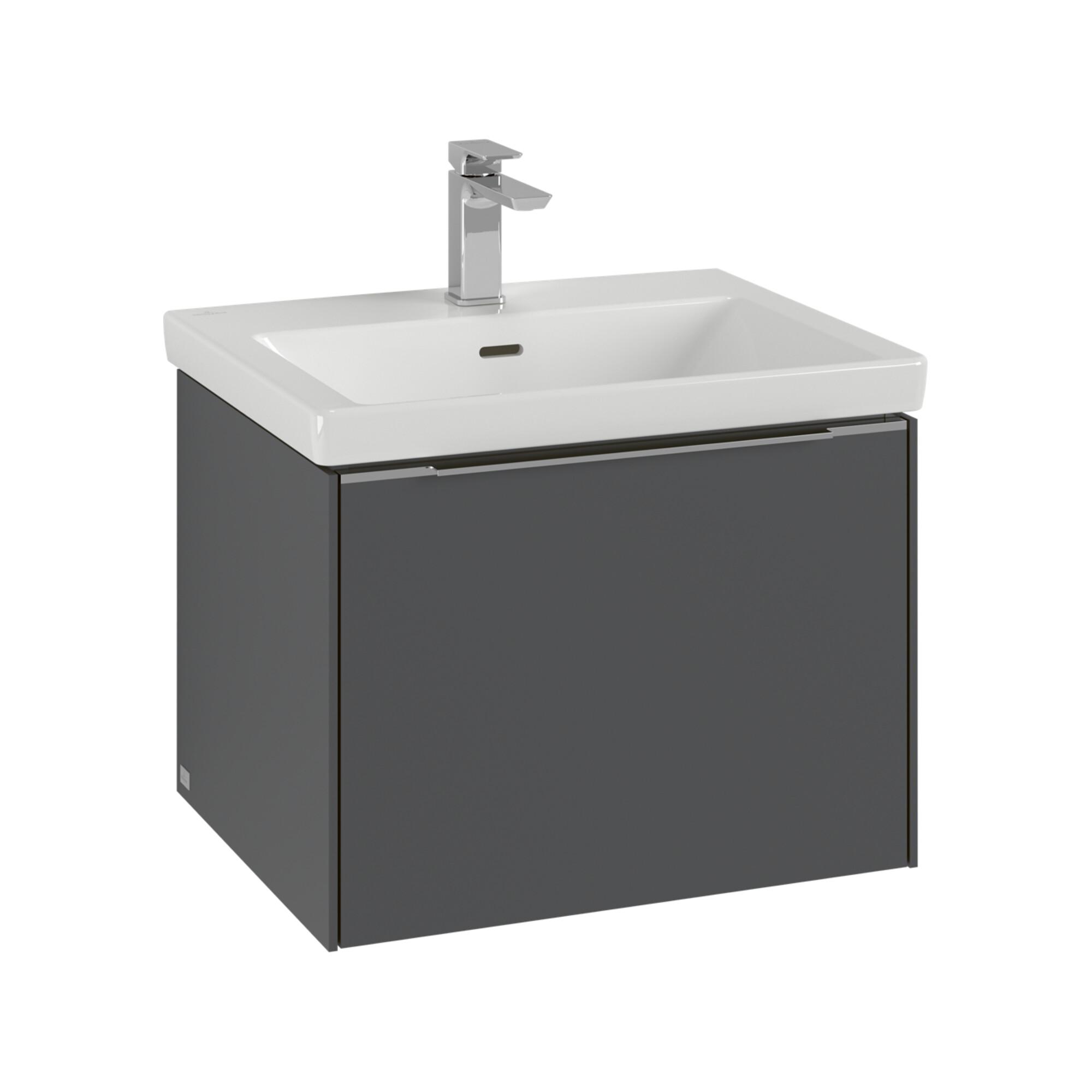 V&B Waschtischunterschrank Subway 3.0 57,2X42,9X47,8Cm, M Le/Gr Alu Gl, Bla Oa ; Villeroy & Boch (C577L0AB)