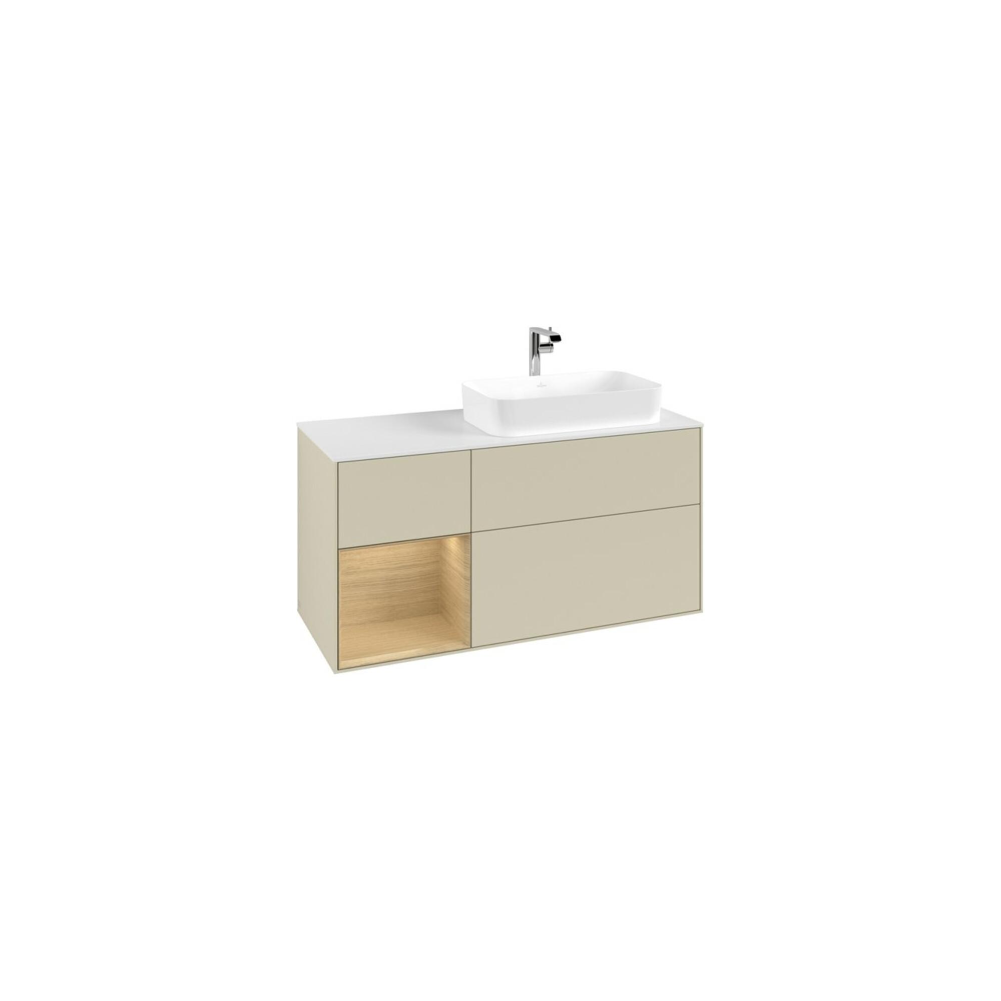 V&B Waschtischunterschrank Finion 120Cm, Pl W M, Rg Li Oa Ven, Si Gr M Lac ; Villeroy & Boch (F271PCHJ)