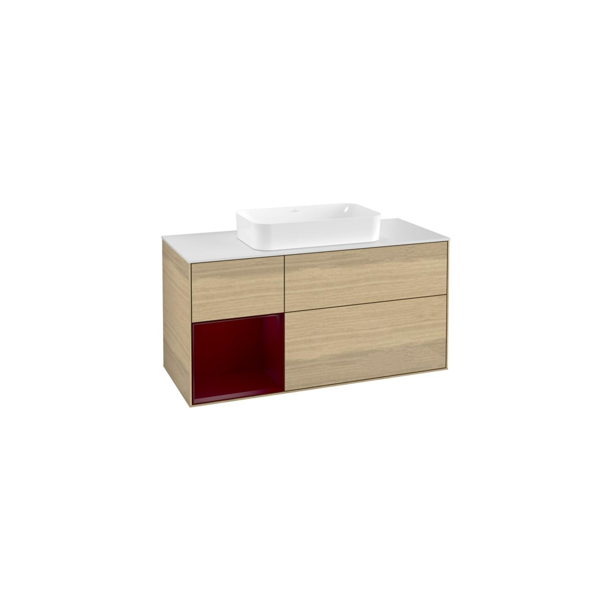V&B Waschtischunterschrank Wandbeleuchtung Finion 120Cm, Pl Wh. M, Reg Li Peo, Oa Ven ; Villeroy & Boch (G291HBPC)