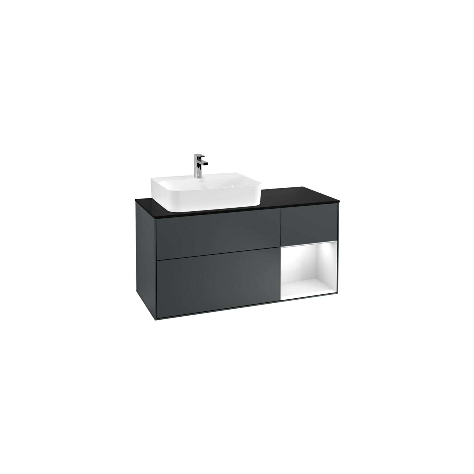 V&B Waschtischunterschrank Wandbeleuchtung Finion 120Cm, Pl B M, Rg L G W La, Md Bl. M Lac ; Villeroy & Boch (G152GFHG)