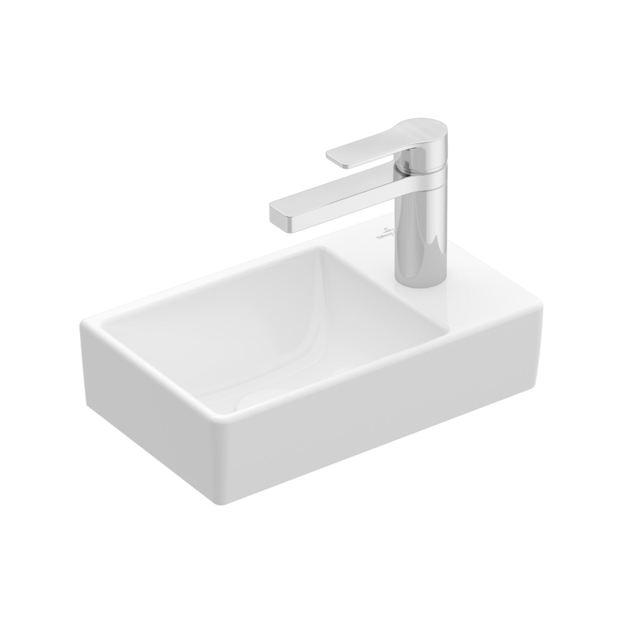 V&B Handwaschbecken Avento 36X22Cm, 1 Hl, O. ÜL, Li, Morn. Gre. C+ ; Villeroy & Boch (43003LR8)