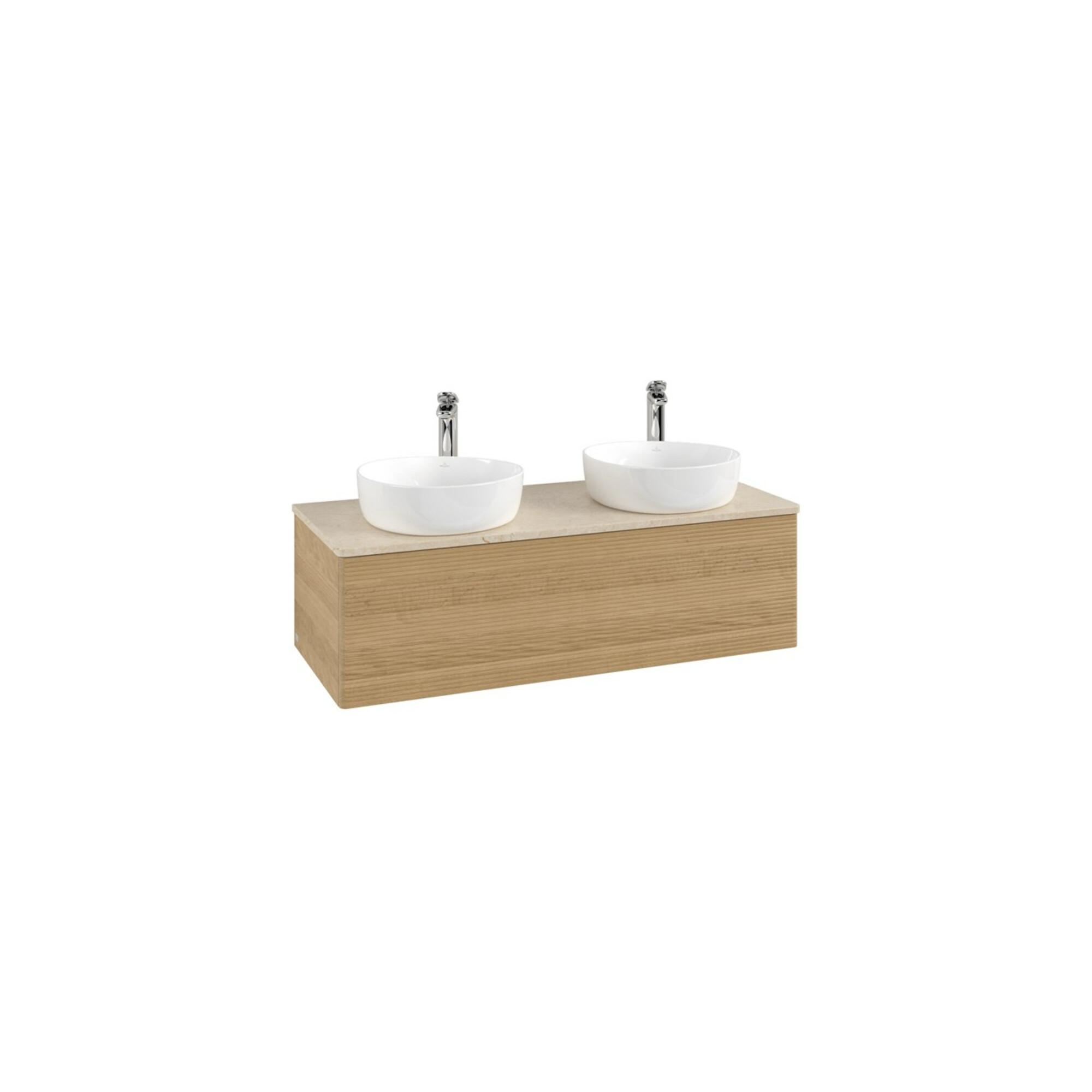 V&B Waschtischunterschrank Mit Frontstruktur Antao 120X36X50Cm, Hl, Wbp Botti., Hon. Oa ; Villeroy & Boch (K35153HN)
