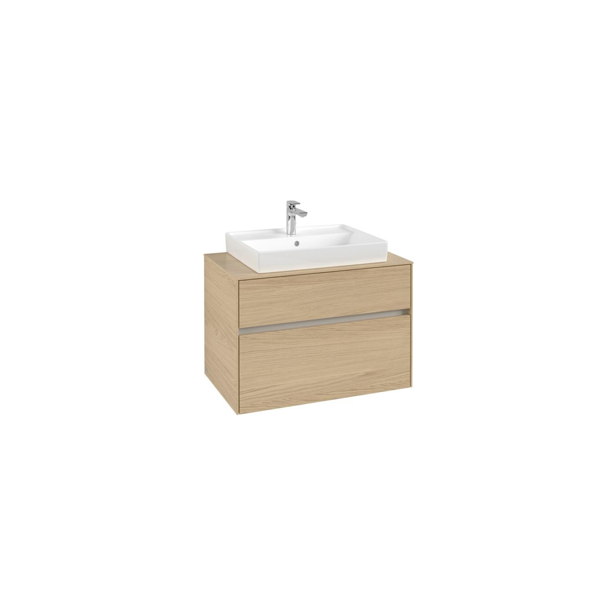 V&B Waschtischunterschrank Collaro 80X54,8X50Cm, Wt Mittig, Nordic Oak ; Villeroy & Boch (C08000VJ)