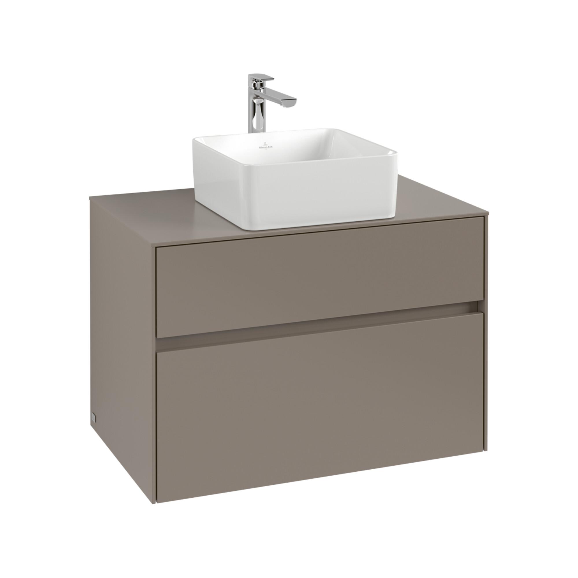 V&B Waschtischunterschrank Collaro 80X54,8X50Cm, Wt Mi, Led 5,7 W, Graph. ; Villeroy & Boch (C037B0VR)