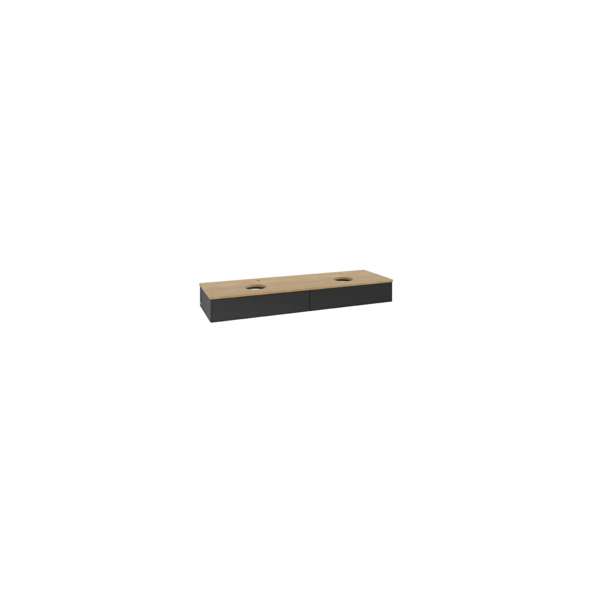 V&B Waschtischunterschrank Ohne Frontstruktur Antao 160X50Cm, Hl, Wbp Hon. Oa, Bla M Lac ; Villeroy & Boch (K17051PD)