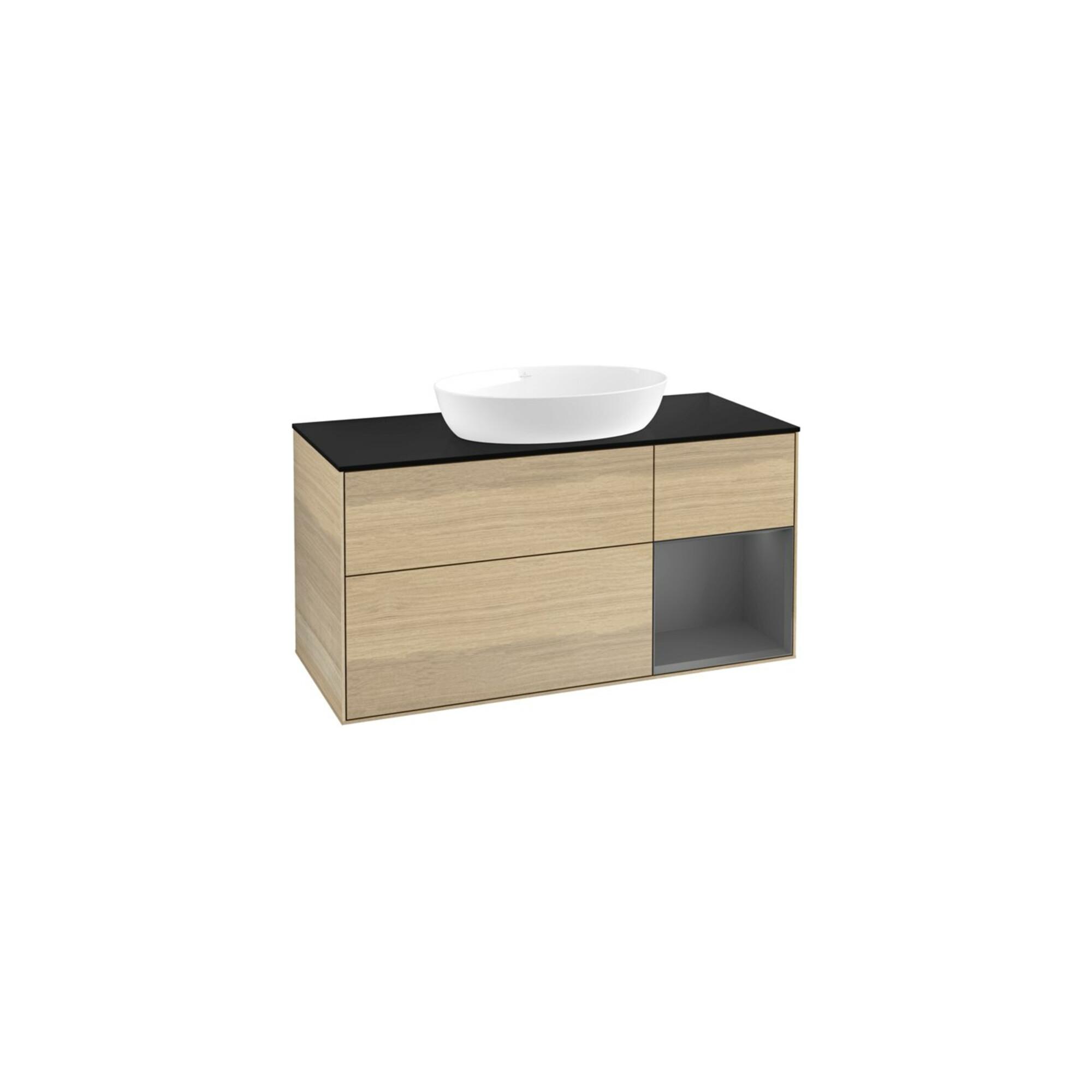 V&B Waschtischunterschrank Wandbeleuchtung Finion 120Cm, Pl B M, Rg Anthrac. M Lac, Oa Ven ; Villeroy & Boch (GA72GKPC)