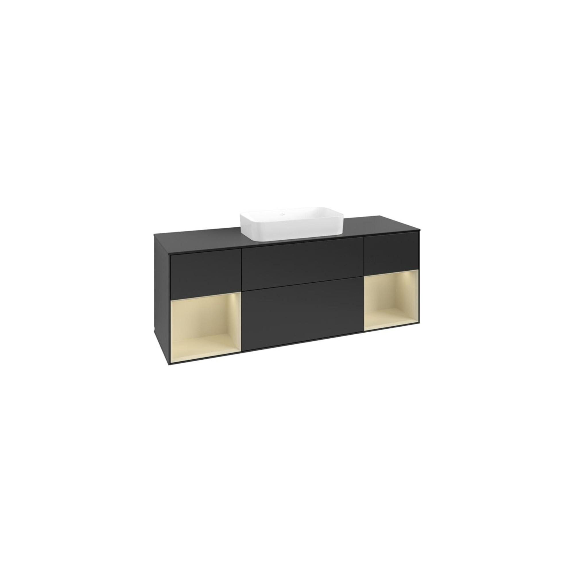 V&B Waschtischunterschrank Finion 160X60,3X50,1Cm, Rg Si G M La, Bla M Lac ; Villeroy & Boch (F742HJPD)