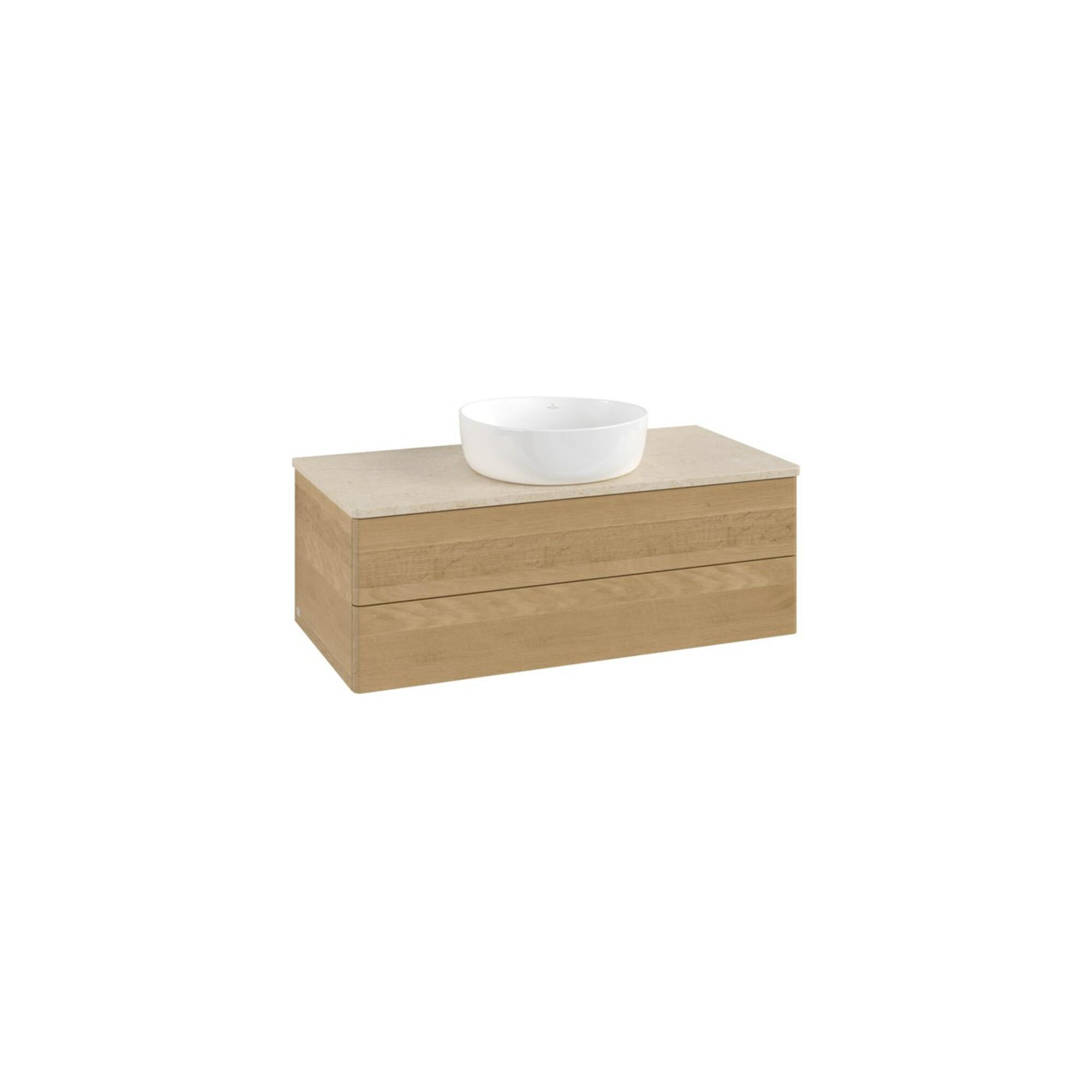 V&B Waschtischunterschrank Ohne Frontstruktur -Beleuchtung Antao 100X36X50Cm, Wbp-Farbe Botti., Honey Oak ; Villeroy & Boch (L20013HN)
