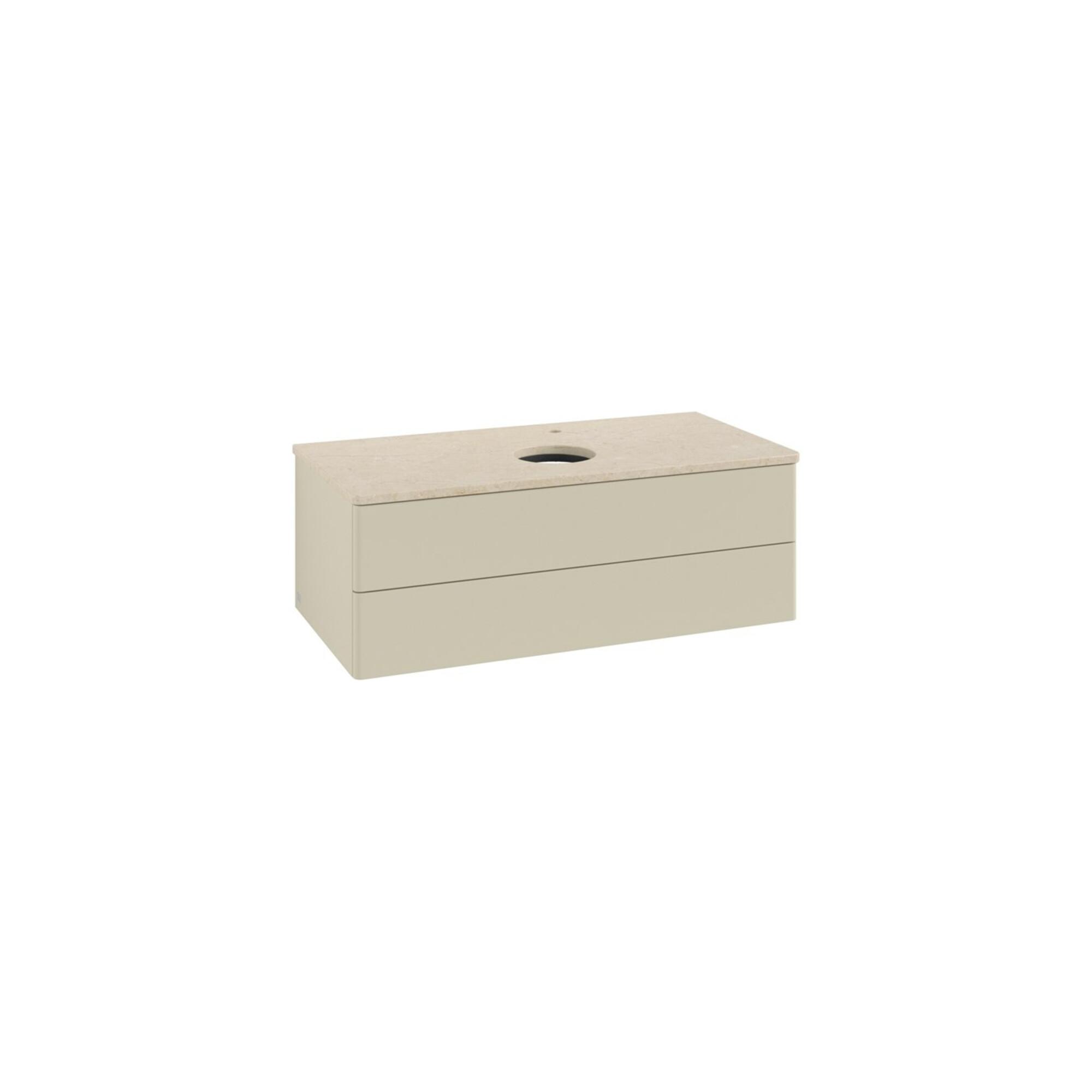 V&B Waschtischunterschrank Ohne Frontstruktur -Beleuchtung Antao 100X36X50Cm, Hl, Wbp Botti., Si Gr M Lac ; Villeroy & Boch (L20053HJ)