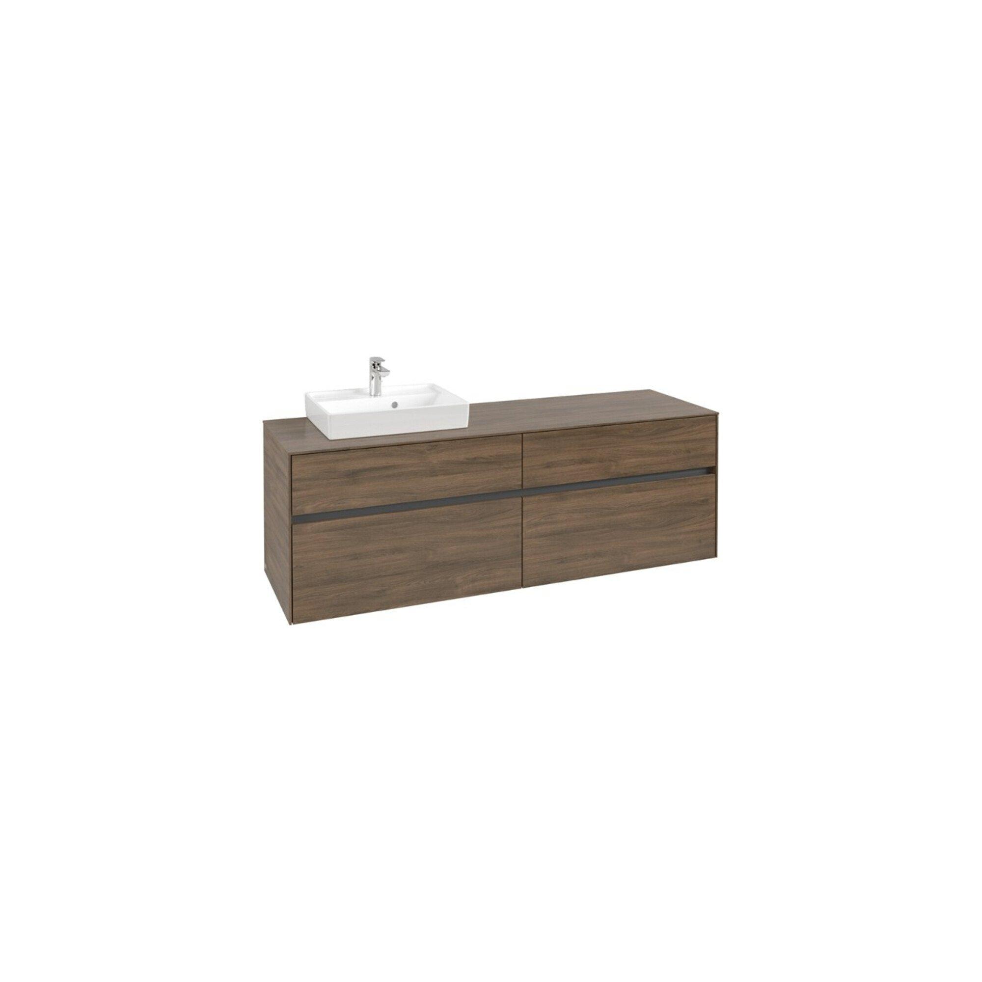 V&B Waschtischunterschrank Collaro 160X54,8X50Cm, WT Links, Arizona Oak ; Villeroy & Boch (C07800VH)