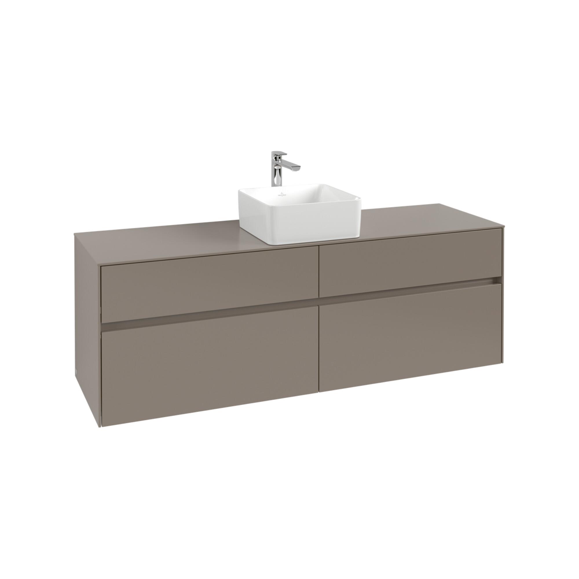 V&B Waschtischunterschrank Collaro 160X54,8X50Cm, Wt Mi, Led 12W, Tau ; Villeroy & Boch (C049B0VM)