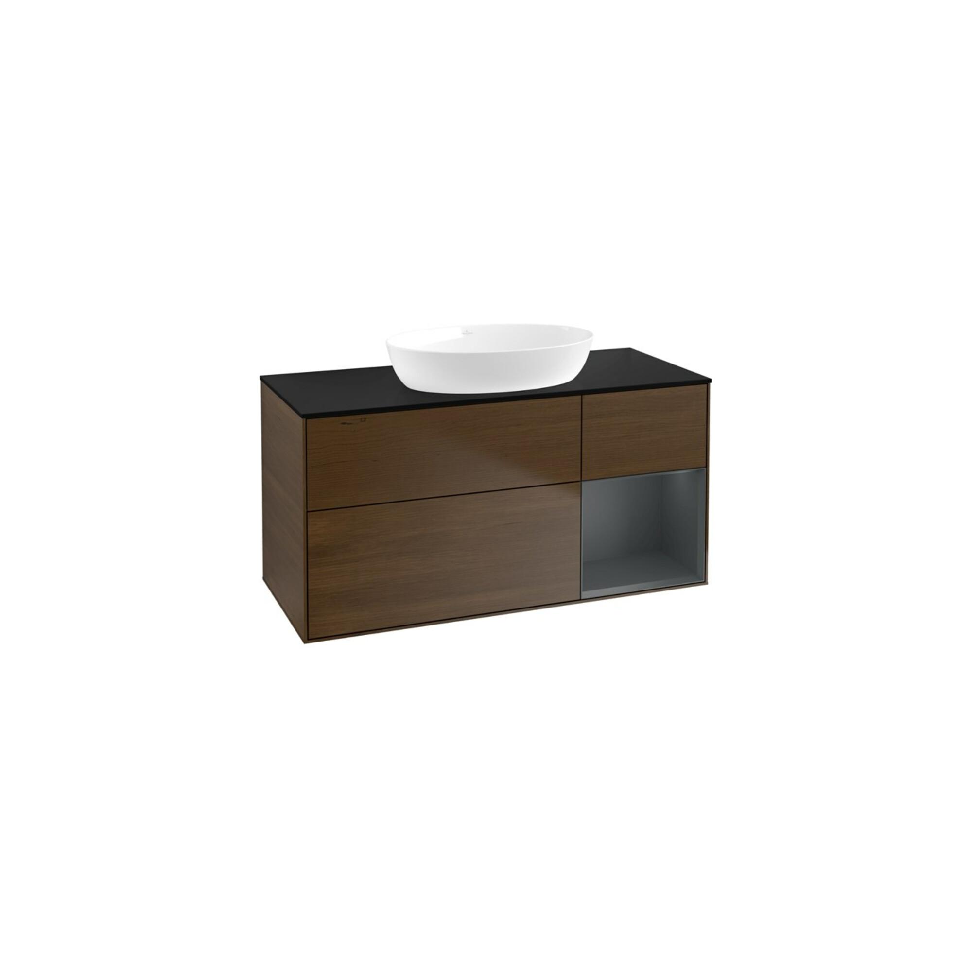 V&B Waschtischunterschrank Wandbeleuchtung Finion 120Cm, Pl Bla M, Reg Md M Lac, Wal Ven ; Villeroy & Boch (GA72HGGN)