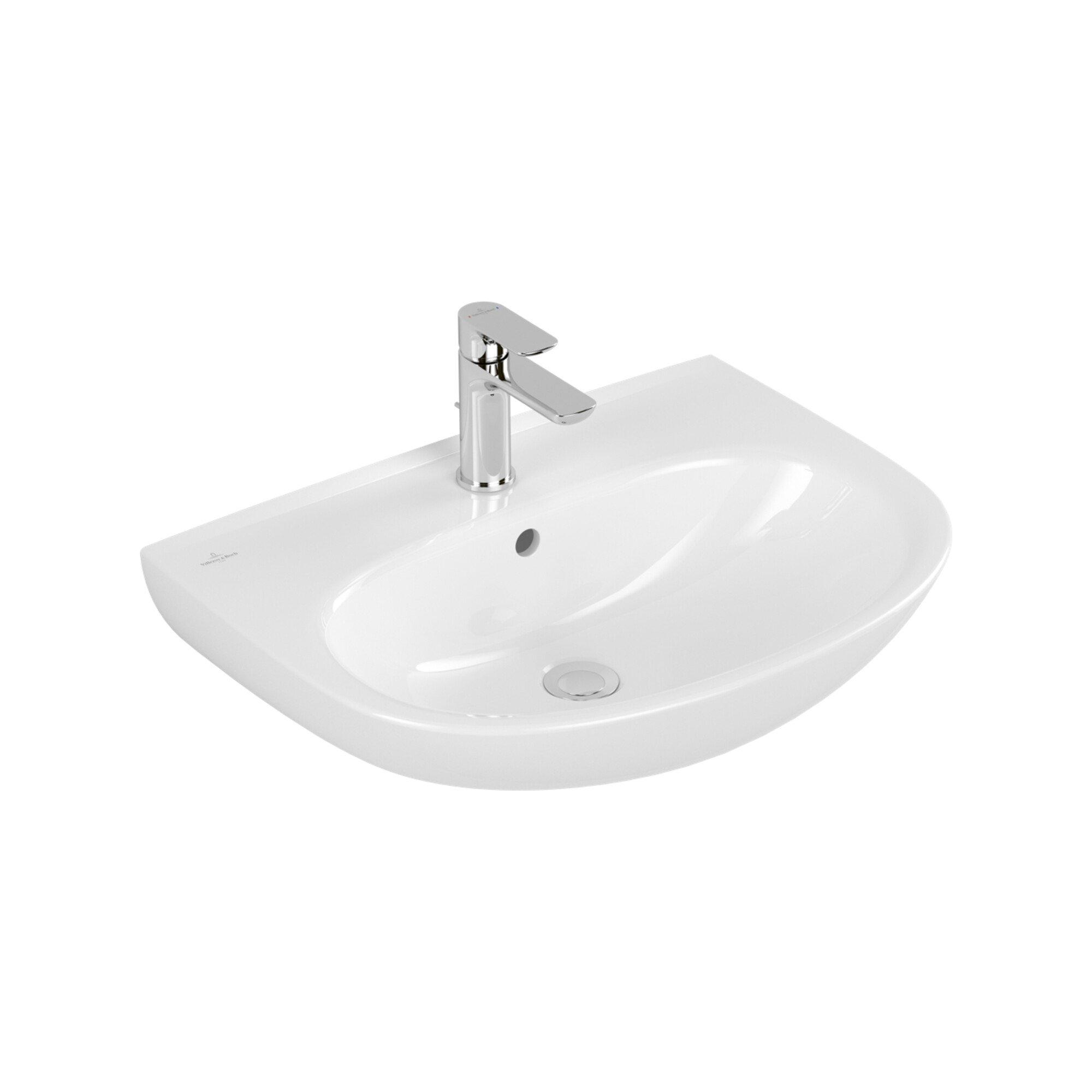 V&B Waschtisch O.Novo 60X46Cm, Ov., O. Hahnl., O. ÜL, We C+ ; Villeroy & Boch (4A4063R1)