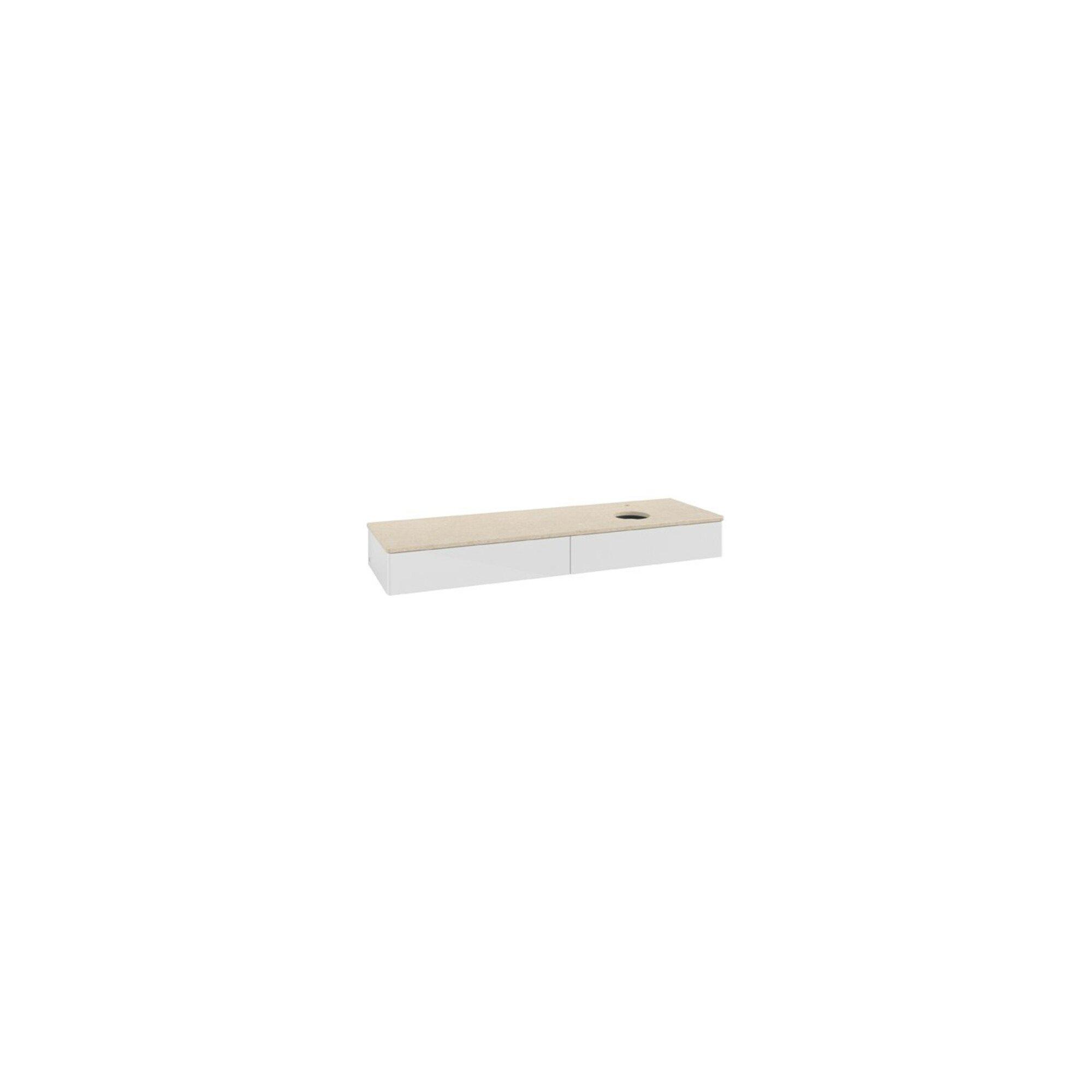 V&B Waschtischunterschrank Ohne Frontstruktur Antao 160X50Cm, Hl, Wbp Botti., Glo Wh. Lac ; Villeroy & Boch (K16053GF)