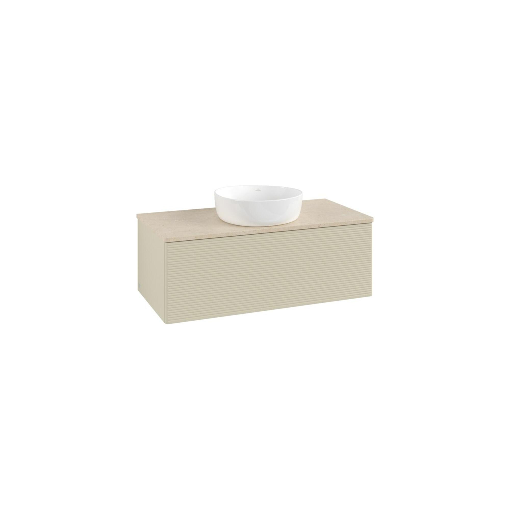 V&B Waschtischunterschrank Mit Frontstruktur Antao 100X36X50Cm, Wbp Botti., Si Gr M Lac ; Villeroy & Boch (K31113HJ)