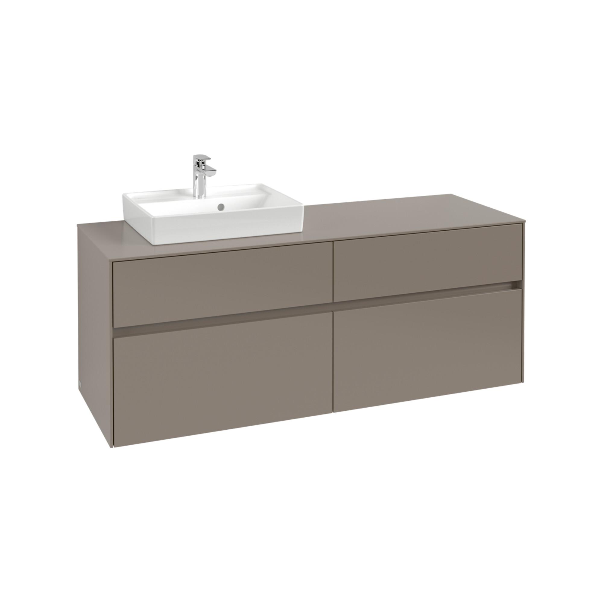 V&B Waschtischunterschrank Collaro 140X54,8X50Cm, Wt L, Led 10W, Bla Oa ; Villeroy & Boch (C074B0AB)