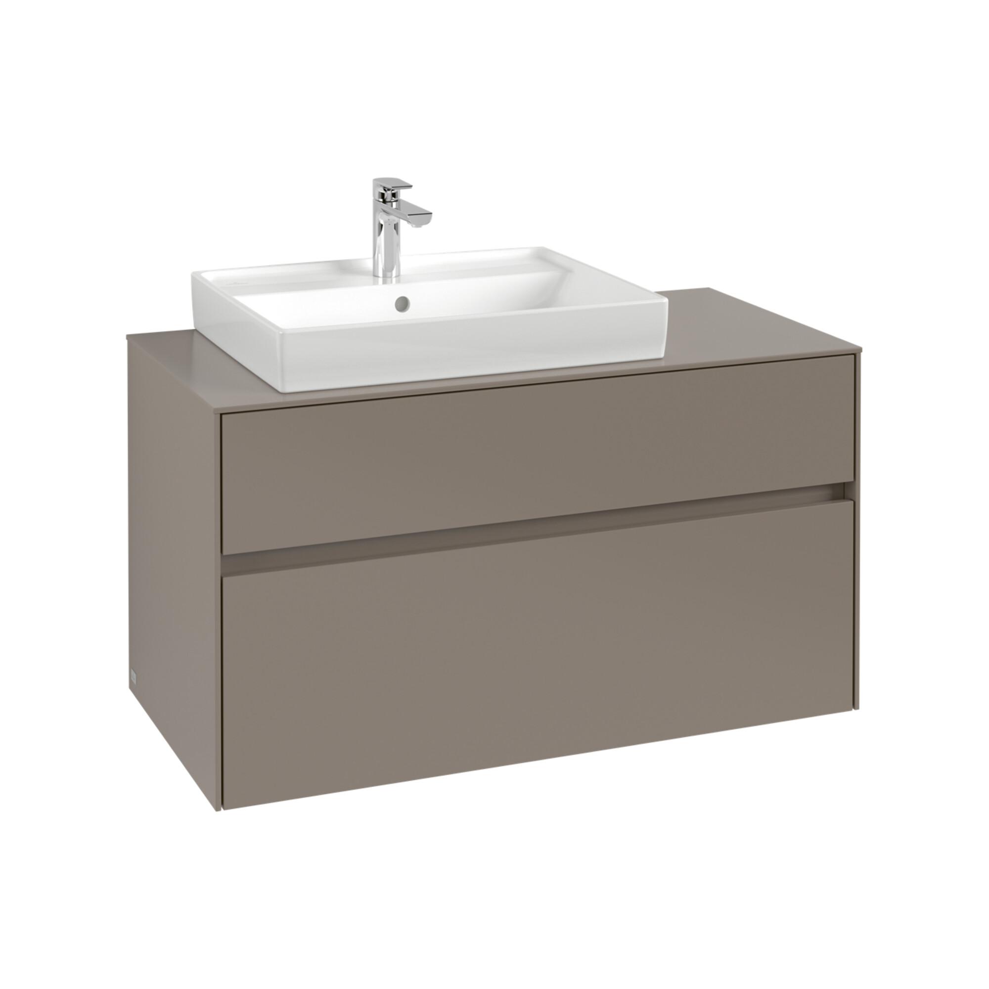 V&B Waschtischunterschrank Collaro 100X54,8X50Cm, Wt L, Led 7,3 W, Wine R ; Villeroy & Boch (C017B0AH)