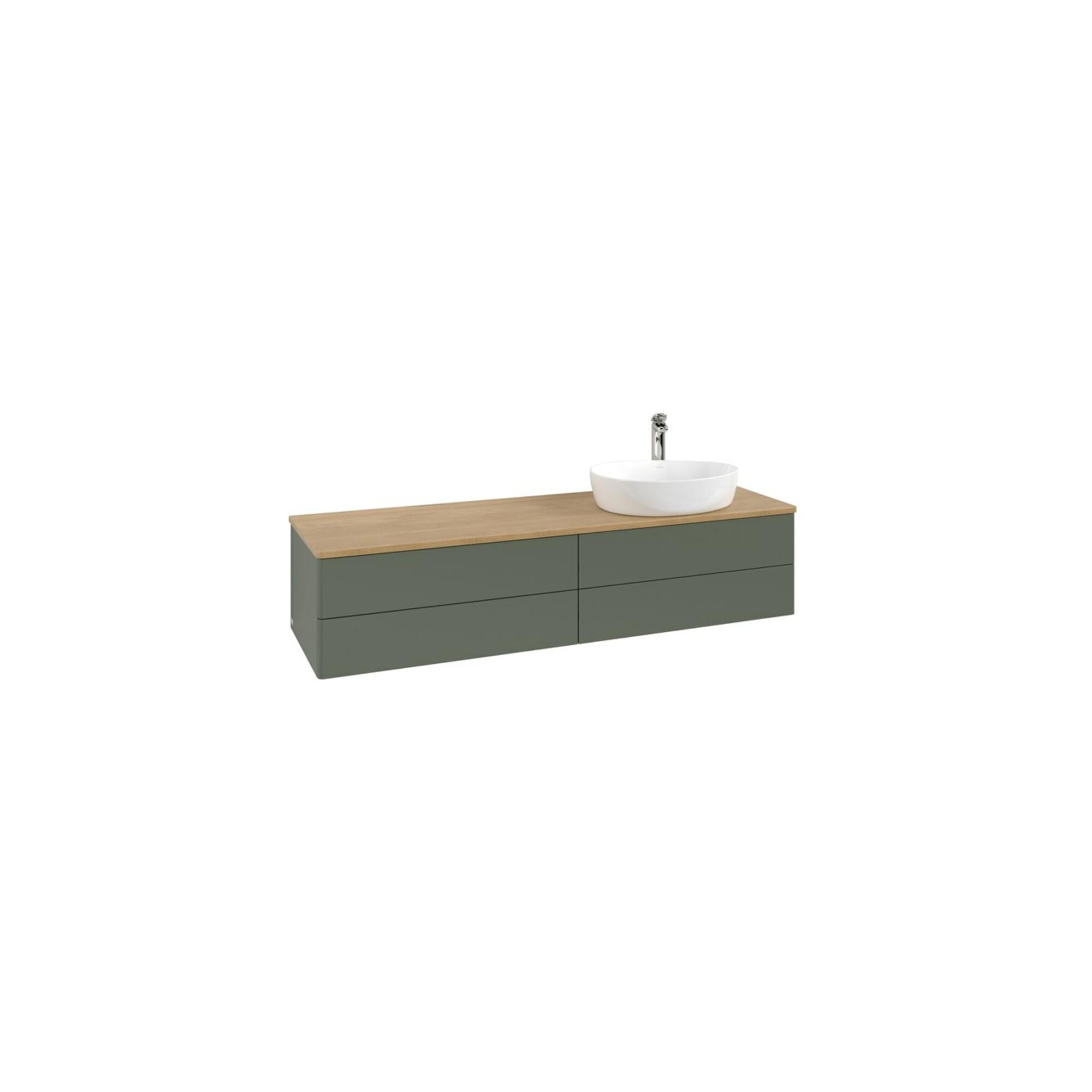 V&B Waschtischunterschrank Ohne Frontstruktur -Beleuchtung Antao 160X50Cm, Hl, Wbp Hon. Oa, Le Gre. M Lac ; Villeroy & Boch (L27051HL)