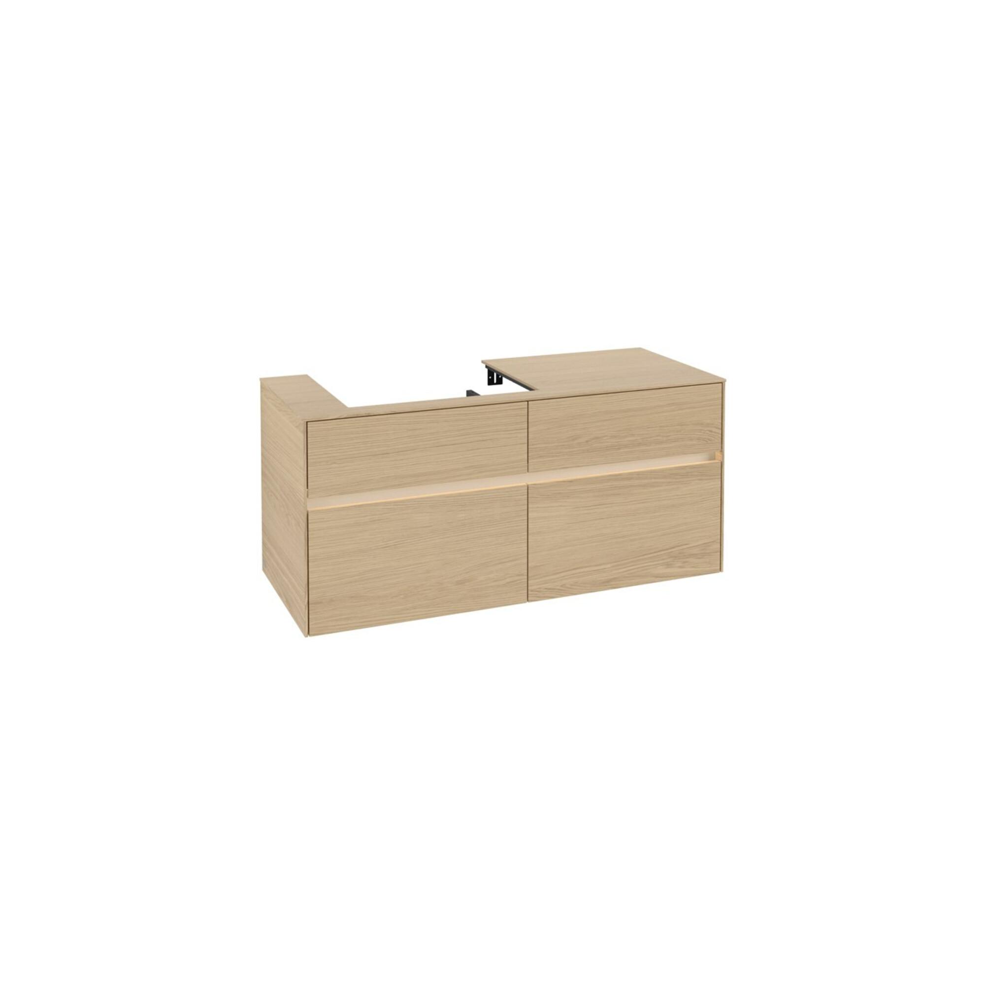 V&B Waschtischunterschrank Collaro 120X54,8X50Cm, Wt L, Led 8,8 W, Nord Oa ; Villeroy & Boch (C082B0VJ)