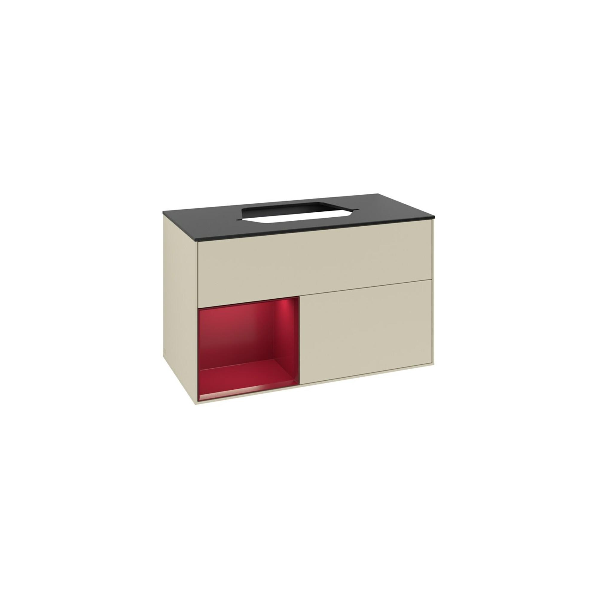 V&B Waschtischunterschrank Finion 100, Pl Bla M, Reg Li Peo, Si Gr M Lac ; Villeroy & Boch (F362HBHJ)
