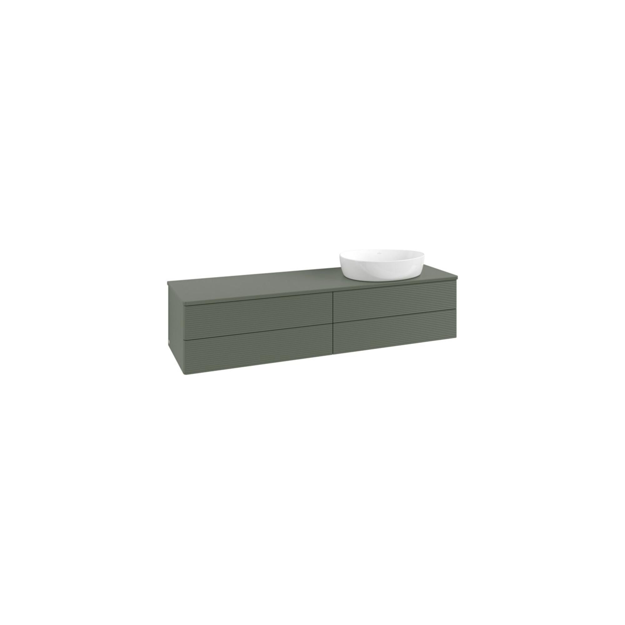 V&B Waschtischunterschrank Mit Frontstruktur -Beleuchtung Antao 160X50Cm, Wbp-Farbe Lac, Lea Gre. M Lac ; Villeroy & Boch (L27110HL)