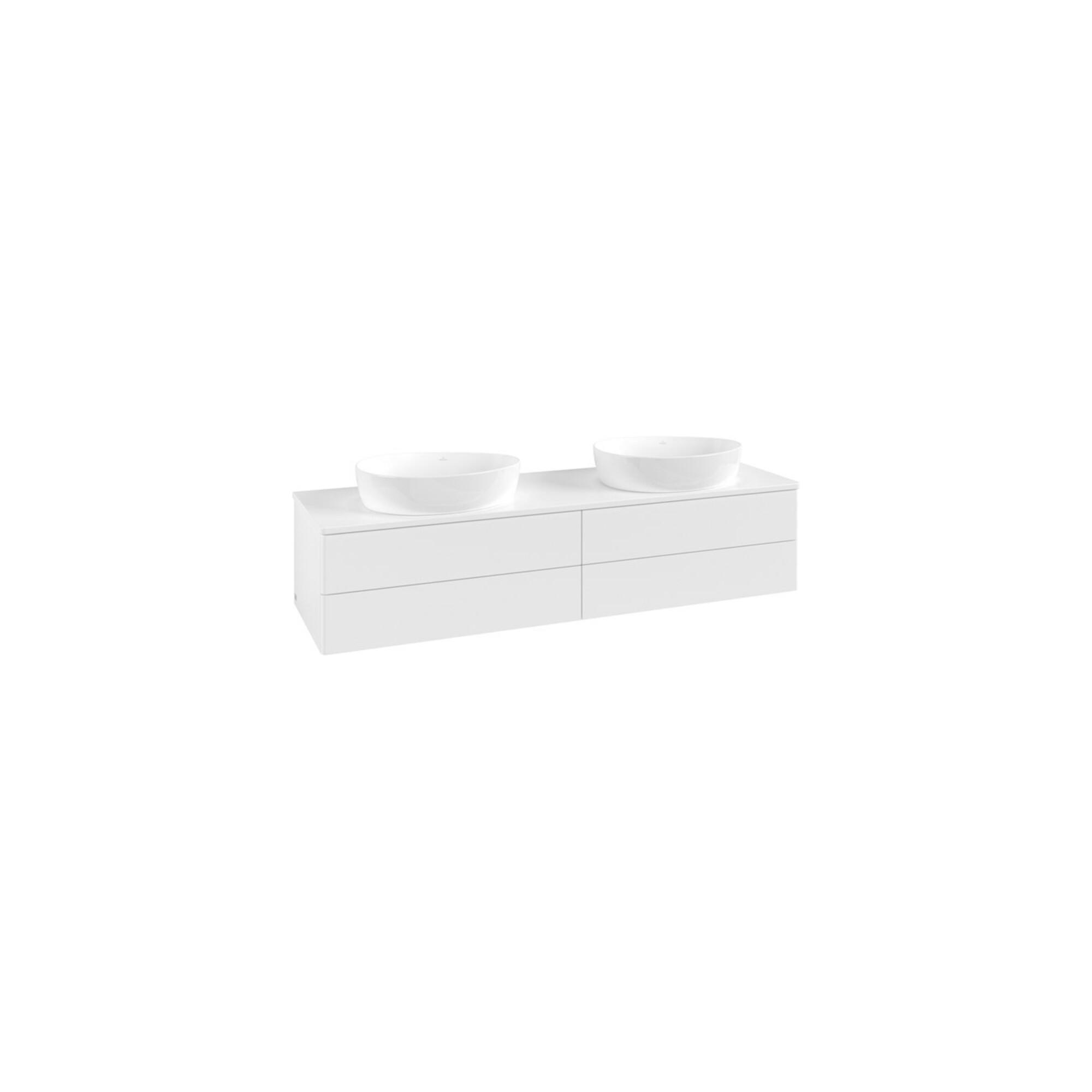V&B Waschtischunterschrank Ohne Frontstruktur, Mit Beleuchtung Antao 160X50Cm, Wbp-Farbe Lac, Wh. M Lacquer ; Villeroy & Boch (L28010MT)