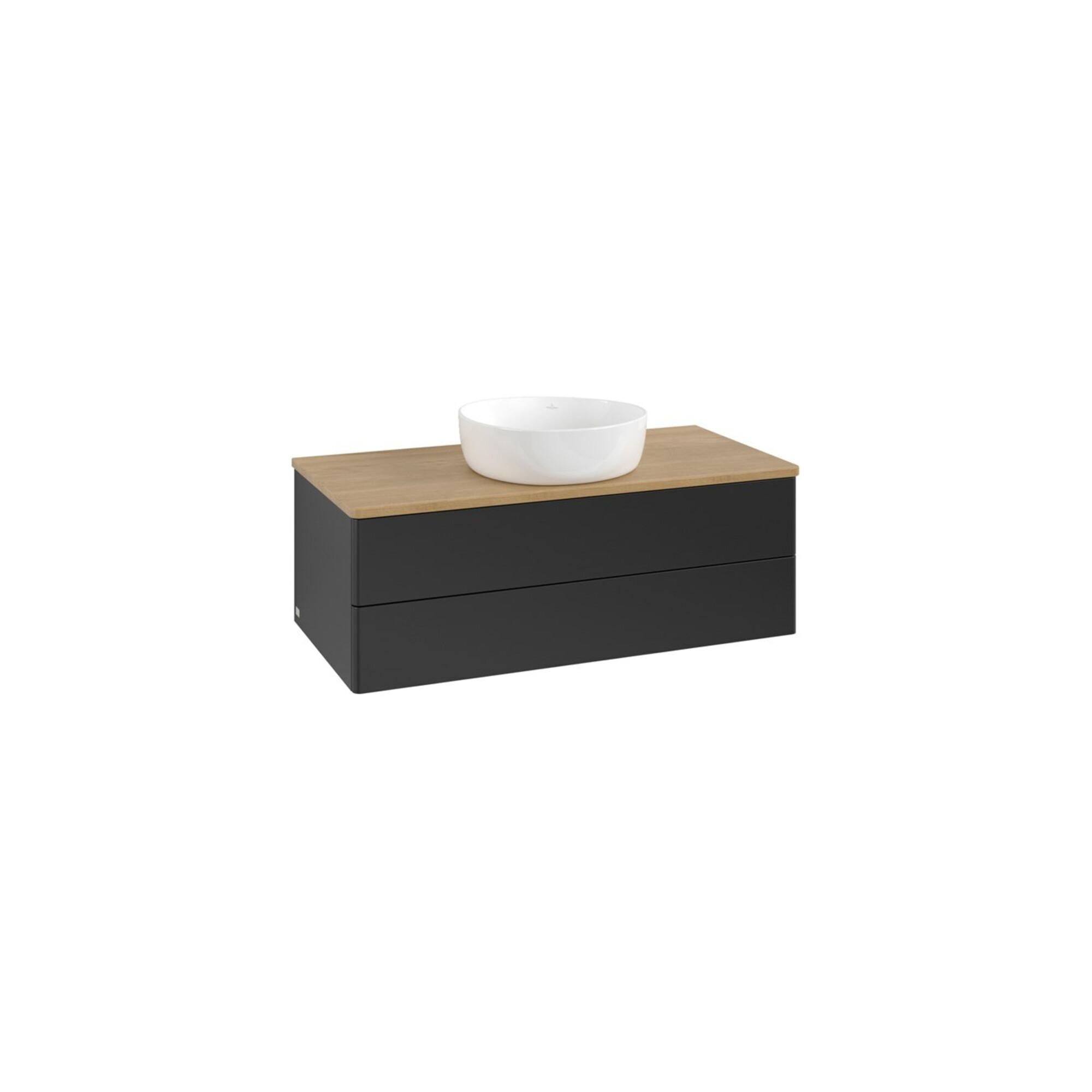 V&B Waschtischunterschrank Ohne Frontstruktur -Beleuchtung Antao 100X36X50Cm, Wbp Hon. Oa, Bla M Lac ; Villeroy & Boch (L20011PD)