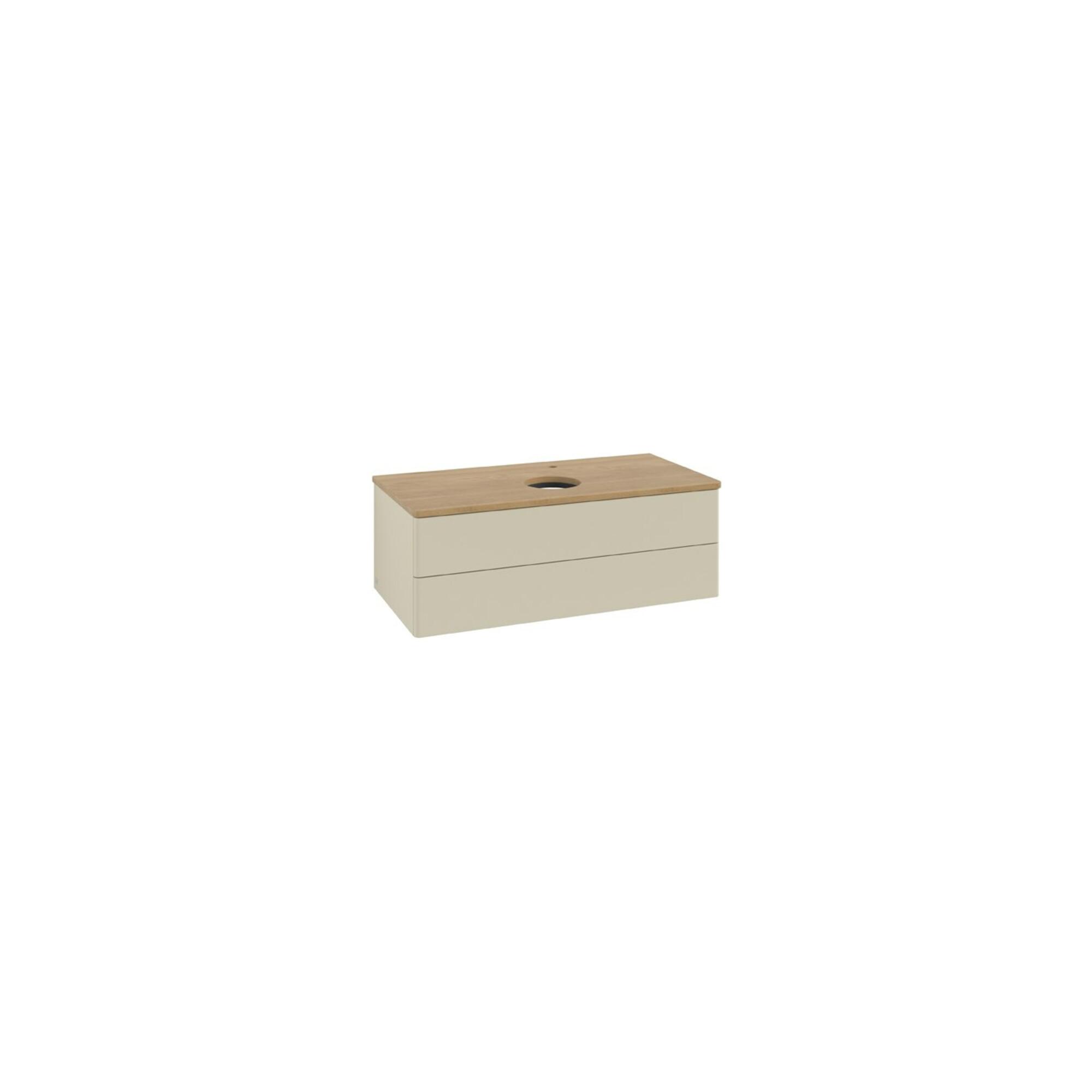 V&B Waschtischunterschrank Ohne Frontstruktur Antao 100X36X50Cm, Hl, Wbp Hon. Oa, Si G M Lac ; Villeroy & Boch (K20051HJ)