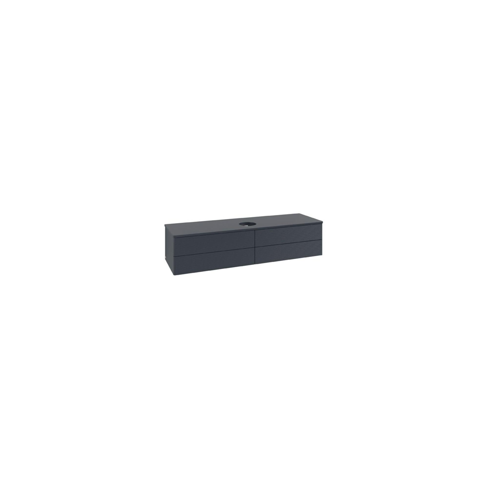 V&B Waschtischunterschrank Mit Frontstruktur Antao 160X50Cm, Wbp-Farbe Lac, Md Bl. M Lac ; Villeroy & Boch (K25110HG)