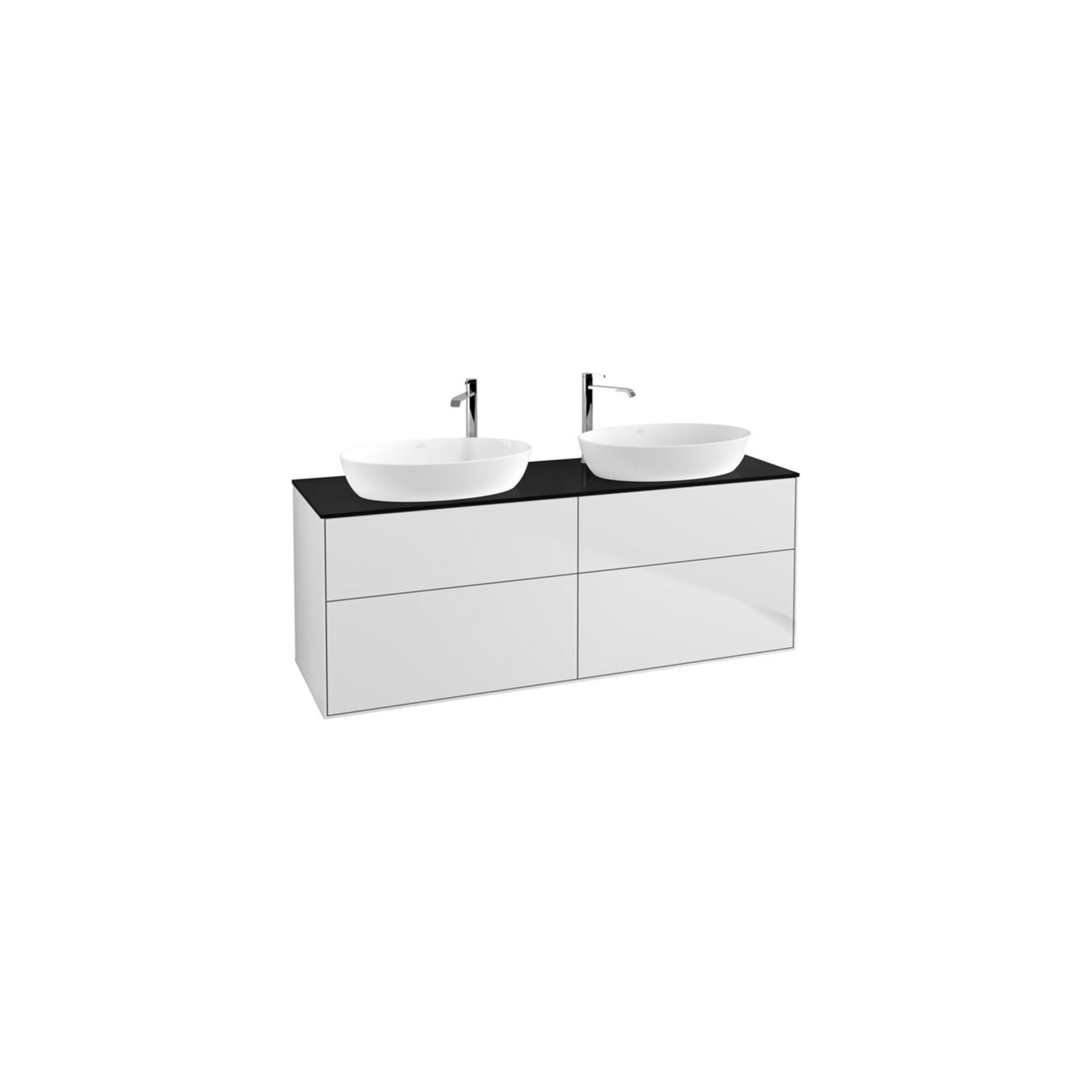 V&B Waschtischunterschrank Wandbeleuchtung Finion 160X60Cm, Abd.-Pl. Bla M, Wh. M Lacquer ; Villeroy & Boch (G96200MT)
