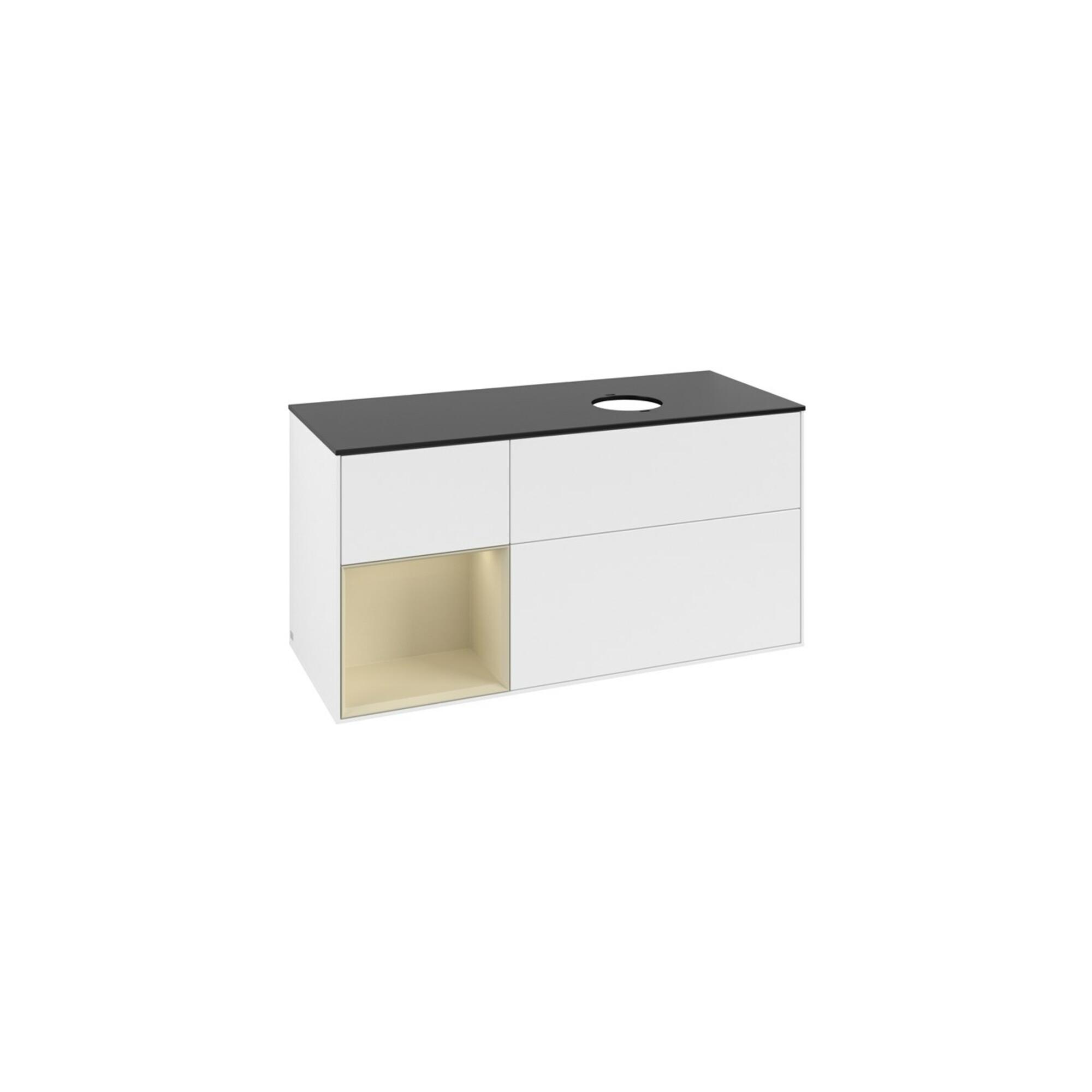 V&B Waschtischunterschrank Finion 120Cm, Pl B M, Rg Si Gr M Lac, Wh. M Lac ; Villeroy & Boch (FA42HJMT)