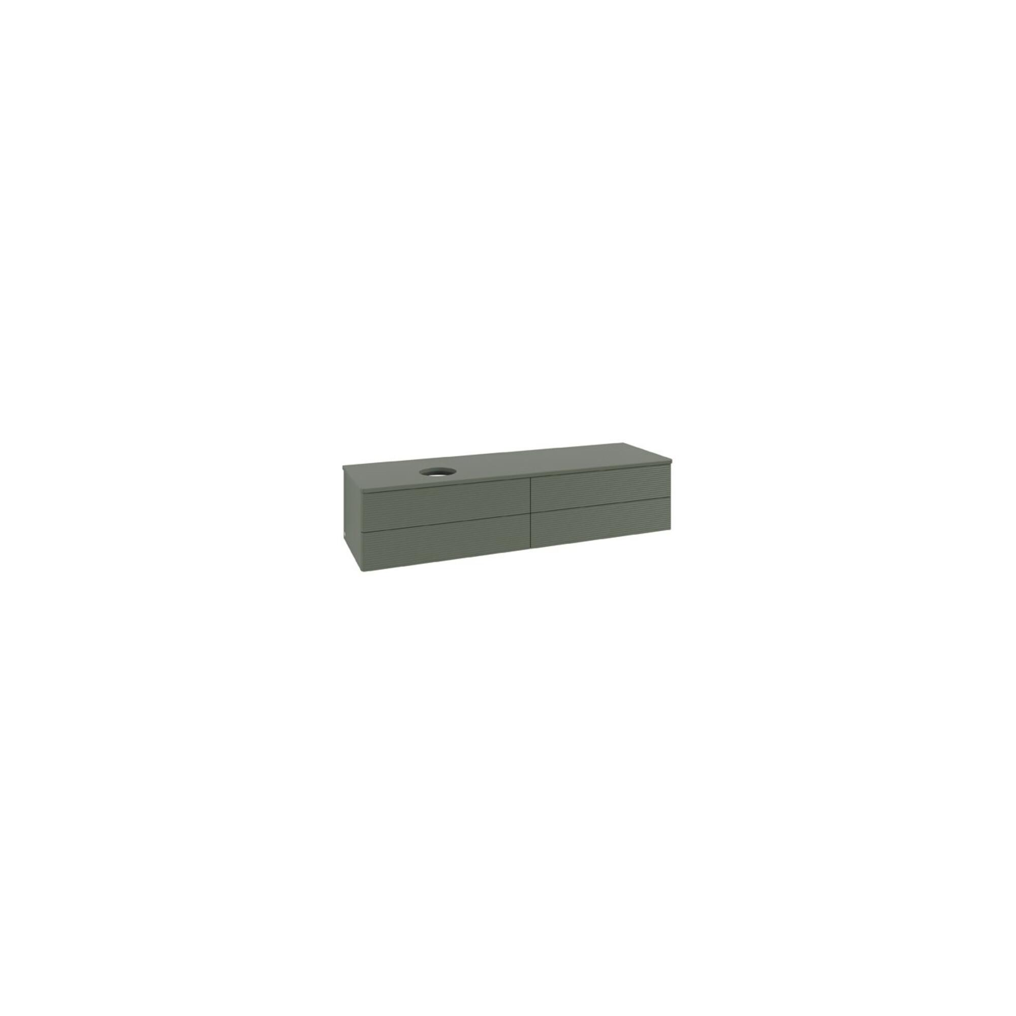 V&B Waschtischunterschrank Mit Frontstruktur Antao 160X50Cm, Wbp-Farbe Lac, Lea Gre. M Lac ; Villeroy & Boch (K26110HL)