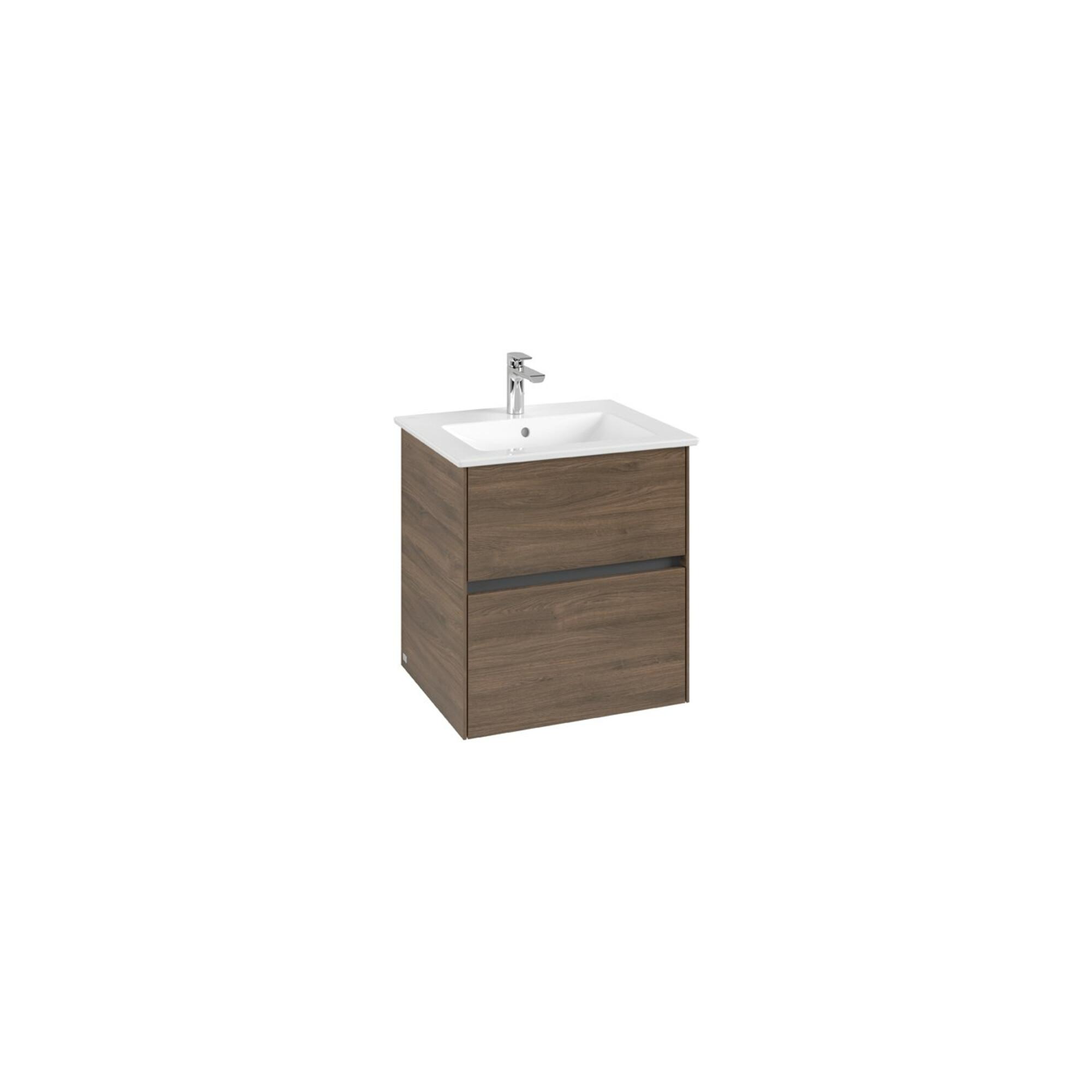 V&B Waschtischunterschrank Collaro 56,1X61X48Cm, Wt Mittig, Arizona Oak ; Villeroy & Boch (C14200VH)