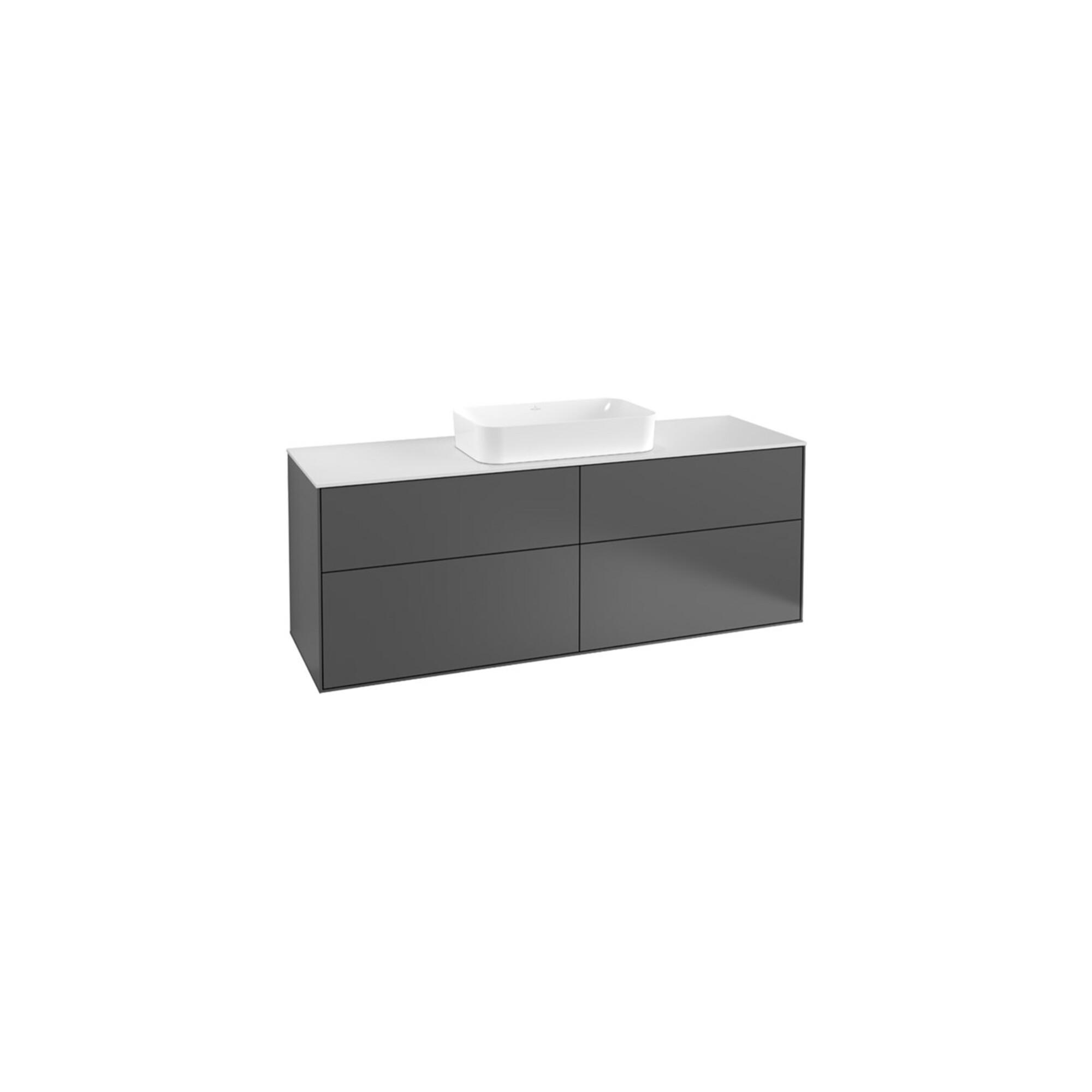 V&B Waschtischunterschrank Wandbeleuchtung Finion 160X60,3X50,1Cm, Gl. Wh. M, Si Gr M Lac ; Villeroy & Boch (G73100HJ)