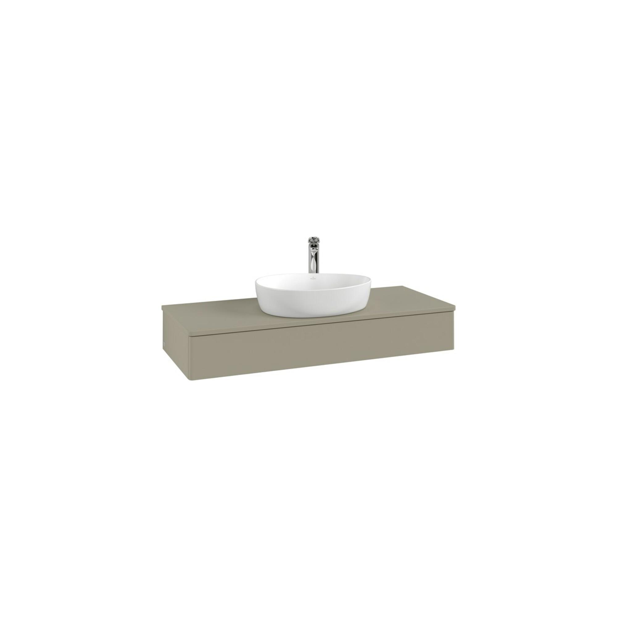 V&B Waschtischunterschrank Ohne Frontstruktur, Mit Beleuchtung Antao 120X19X50Cm, Hl, Wbp Lac, Bla M Lac ; Villeroy & Boch (L10050PD)