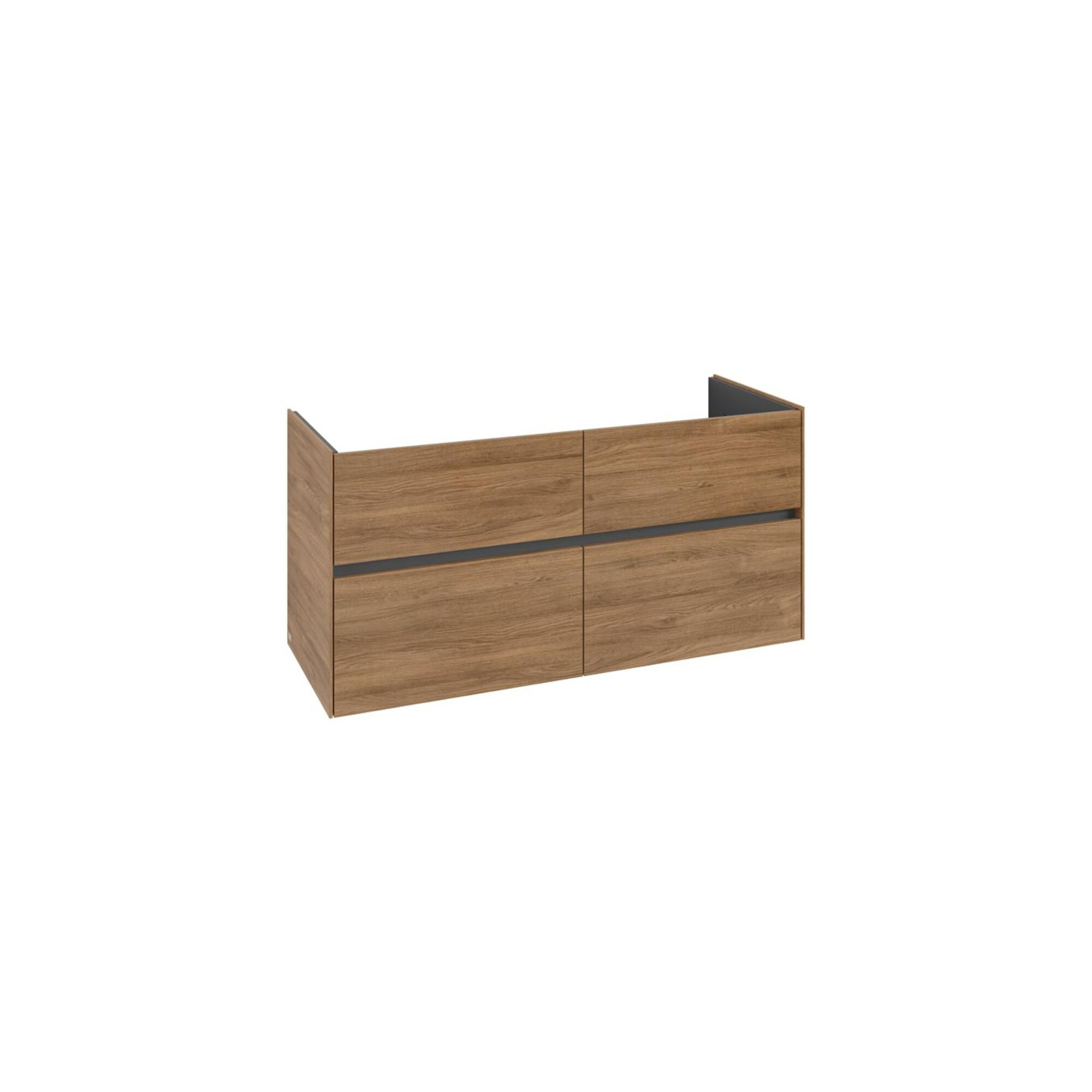 V&B Waschtischunterschrank Collaro 126,1X61X48Cm, Wt Mittig, Kansas Oak ; Villeroy & Boch (C14700RH)