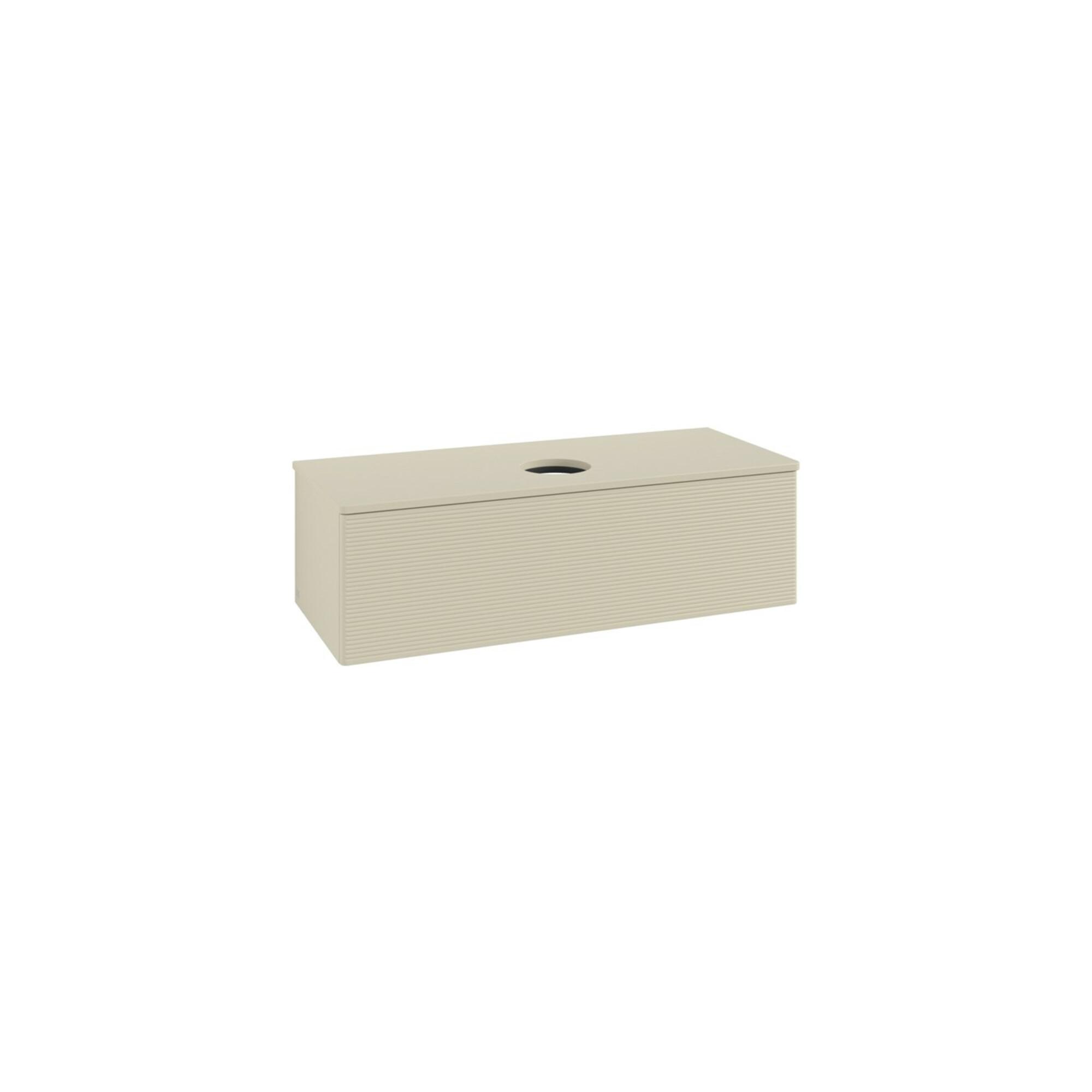 V&B Waschtischunterschrank Mit Frontstruktur, Mit Beleuchtung Antao 120X36X50Cm, Wbp-Farbe Lac, Si Gr M Lac ; Villeroy & Boch (L32110HJ)