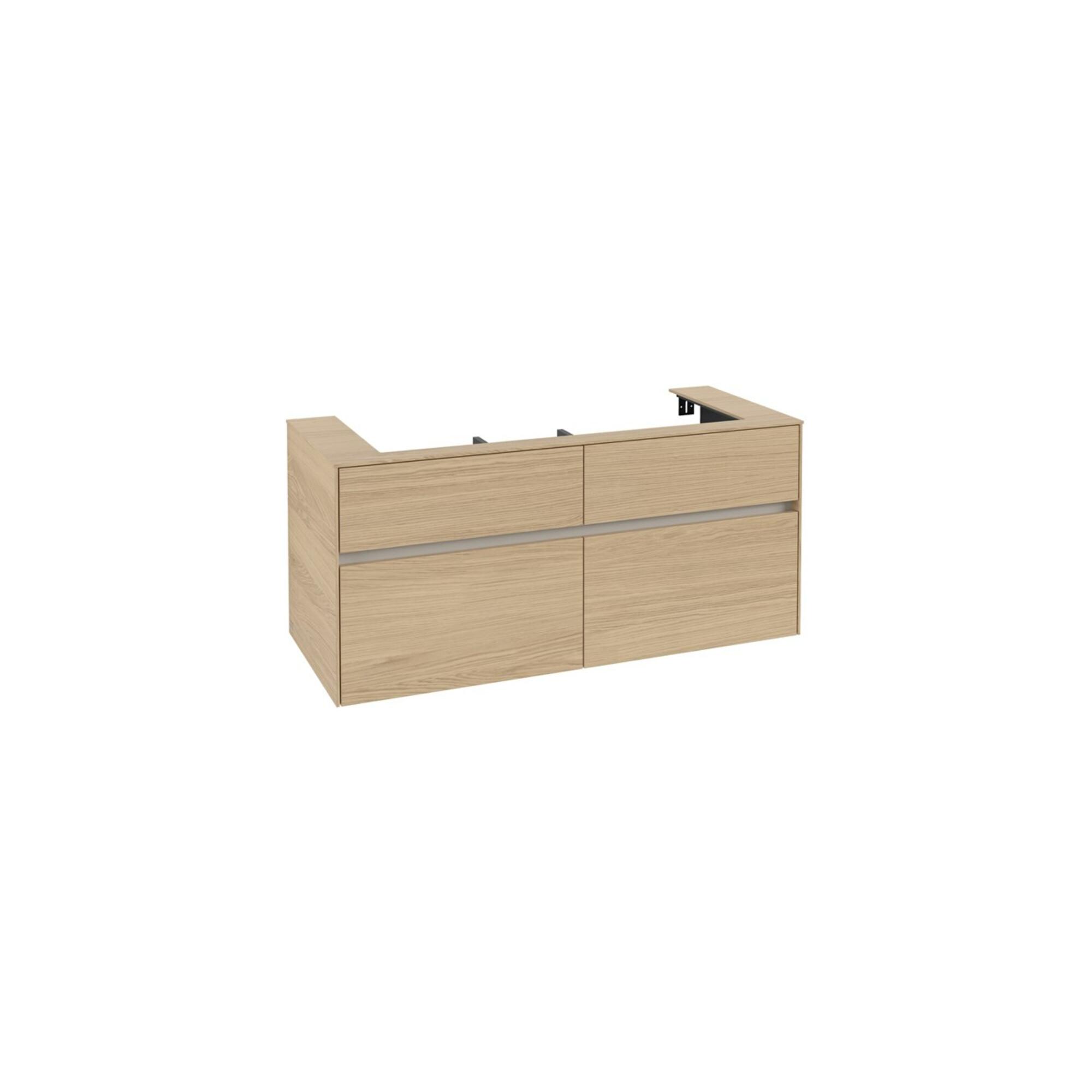 V&B Waschtischunterschrank Collaro 120X54,8X50Cm, Wt Mittig, Nordic Oak ; Villeroy & Boch (C09100VJ)