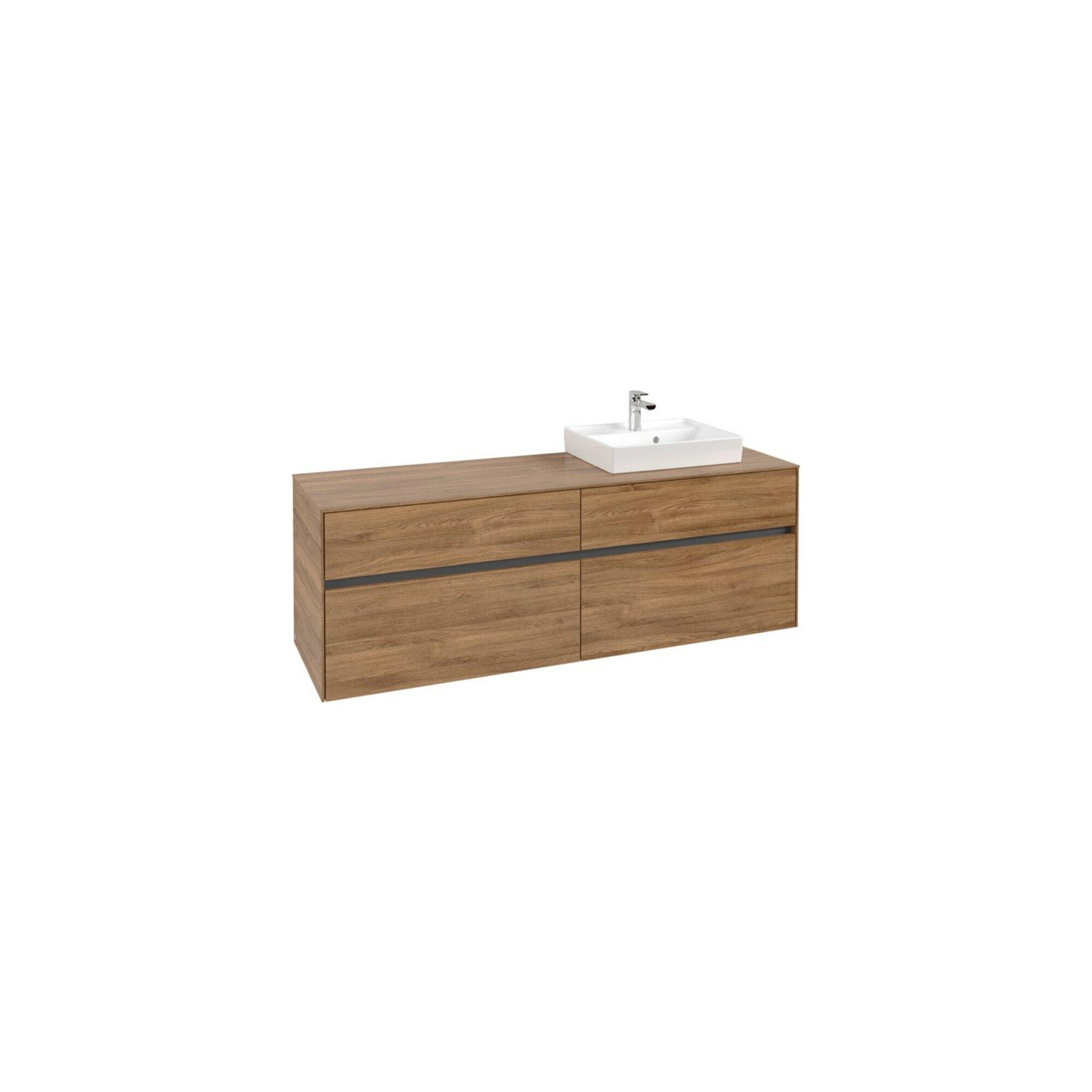 V&B Waschtischunterschrank Collaro 160X54,8X50Cm, Wt Rechts, Kansas Oak ; Villeroy & Boch (C07900RH)