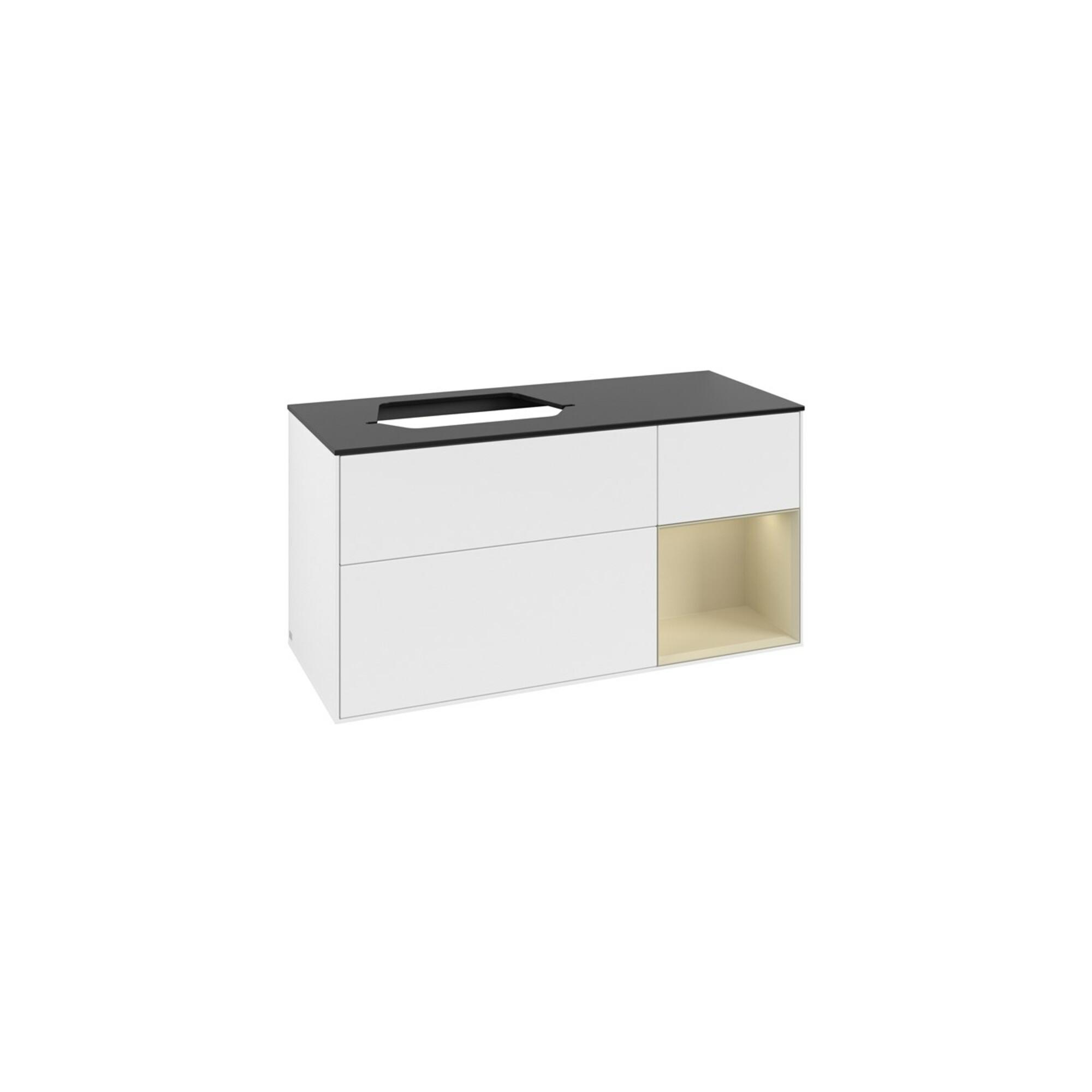 V&B Waschtischunterschrank Finion 120Cm, Pl B M, Rg R Si G M La, Wh. M Lac ; Villeroy & Boch (F402HJMT)