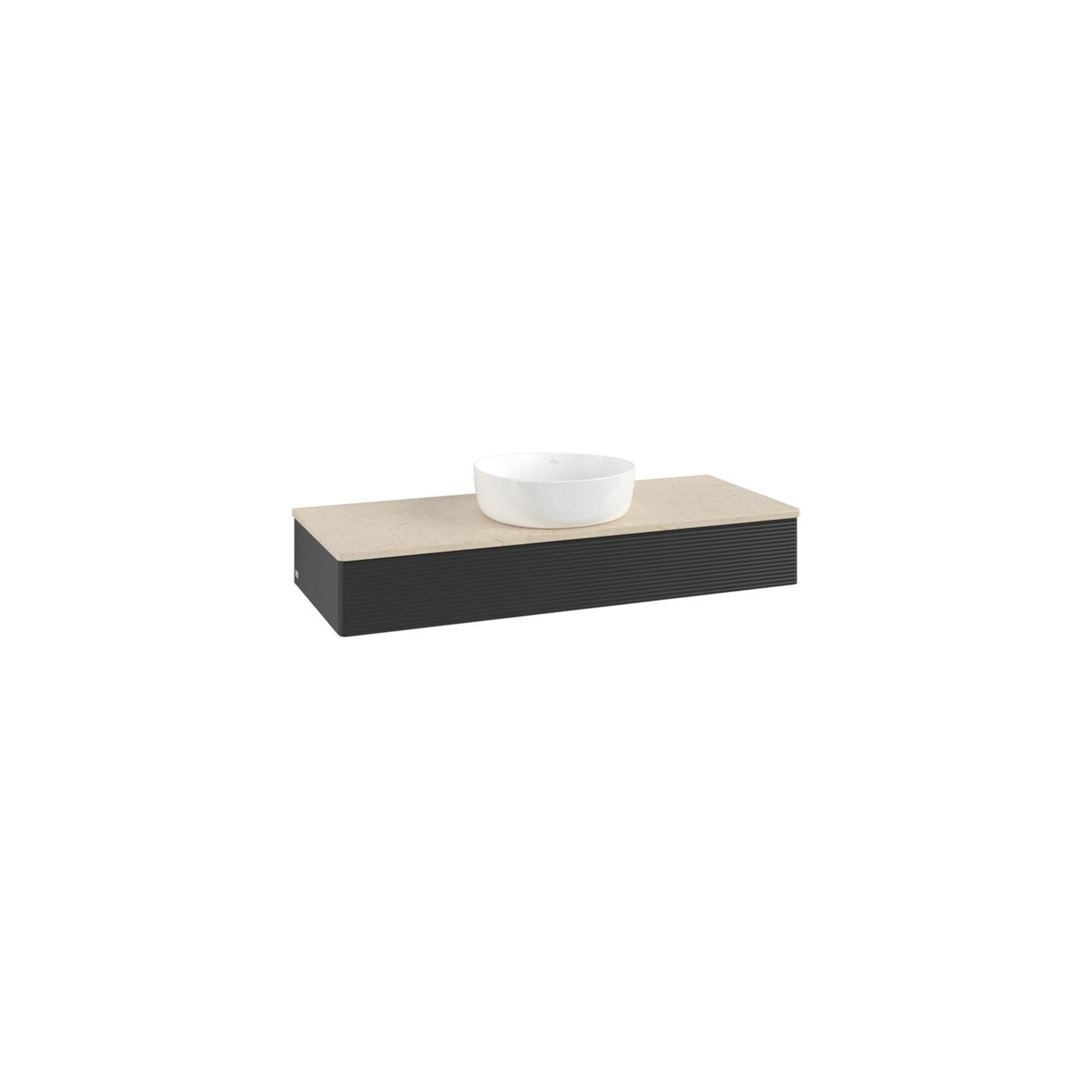 V&B Waschtischunterschrank Mit Frontstruktur, Mit Beleuchtung Antao 120X19X50Cm, Wbp-Farbe Botti., Bla M Lac ; Villeroy & Boch (L10113PD)