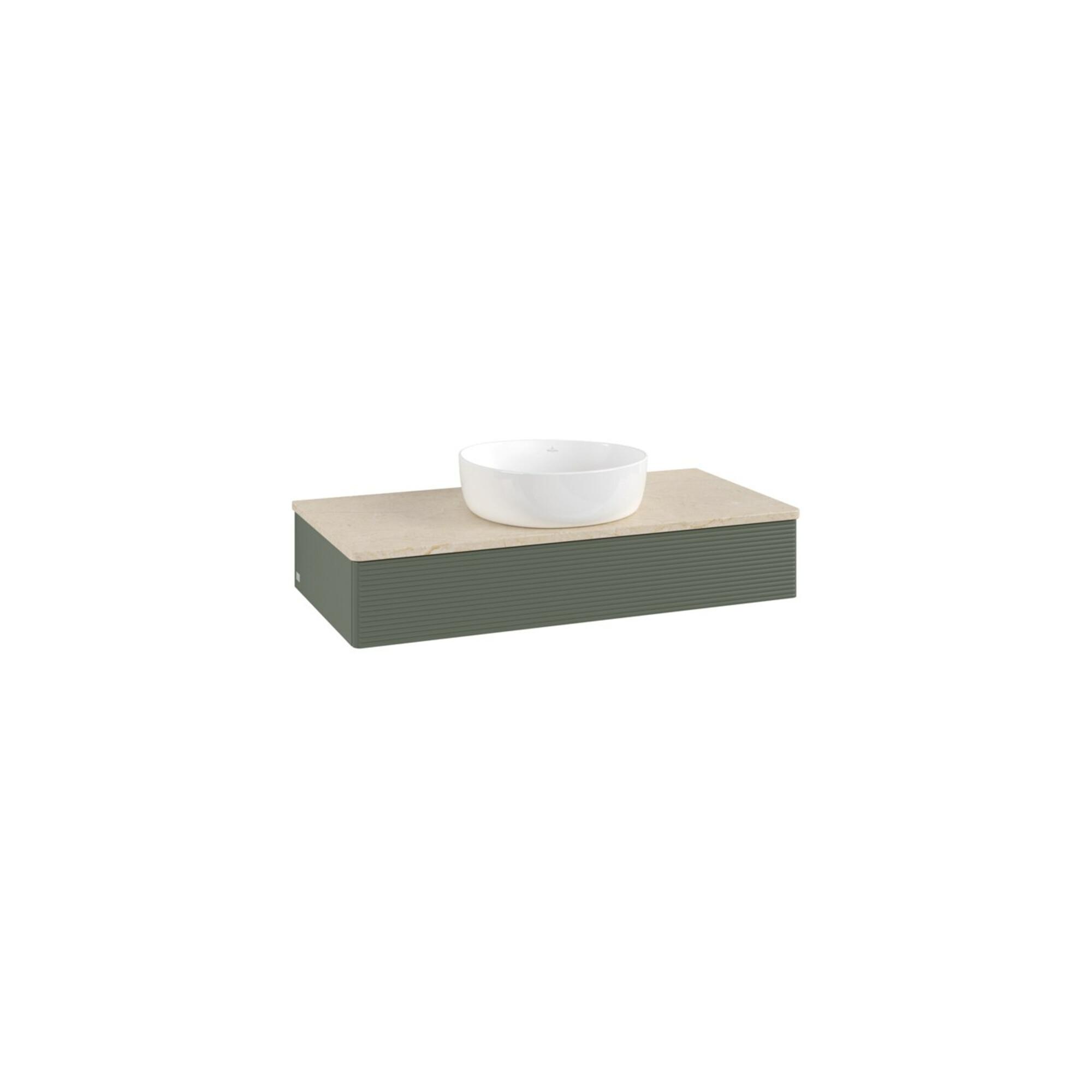 V&B Waschtischunterschrank Mit Frontstruktur, Mit Beleuchtung Antao 100X19X50Cm, Wbp Botti., Lea Gre. M Lac ; Villeroy & Boch (L09113HL)