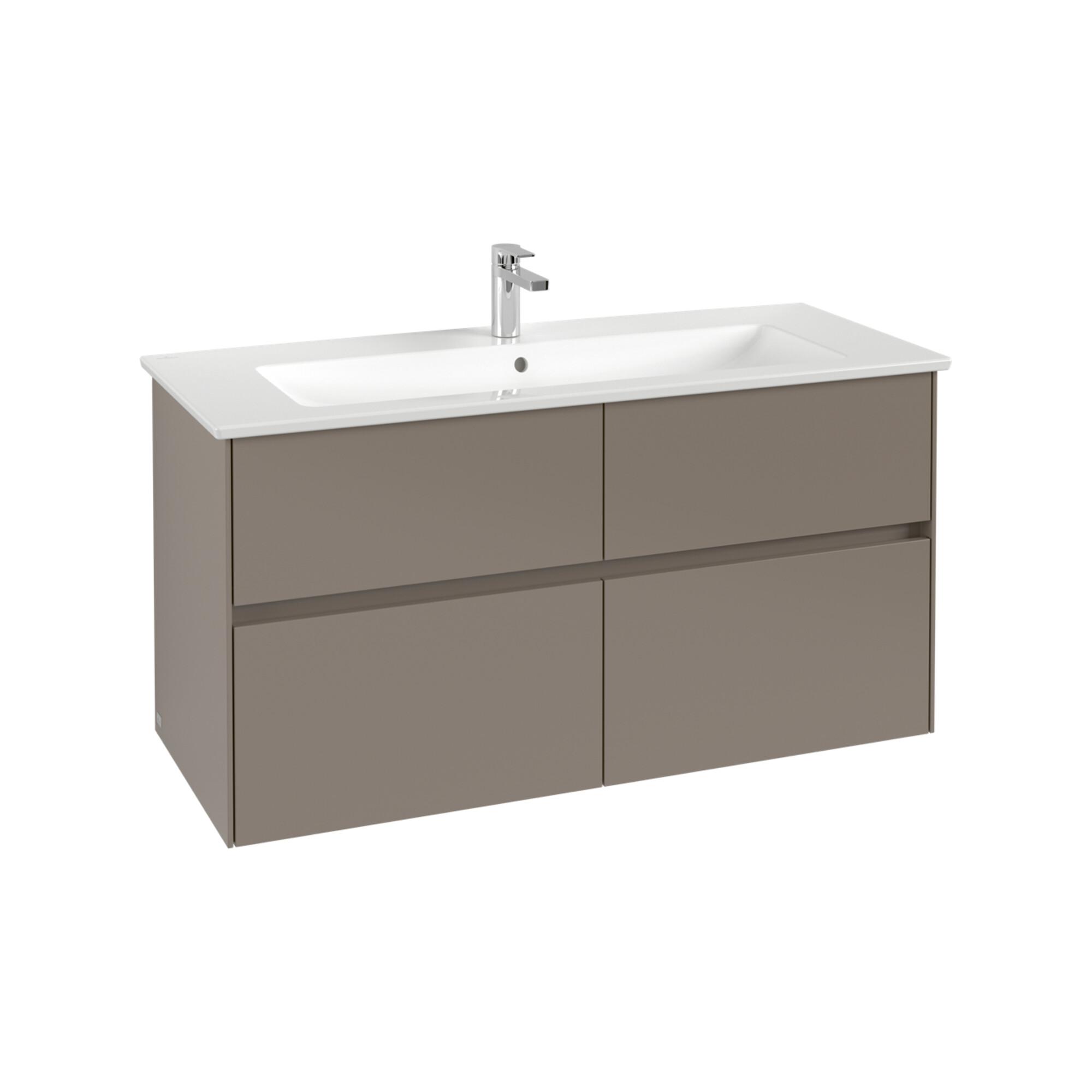 V&B Waschtischunterschrank Collaro 116,1X61X48Cm, Wt Mittig, Black Oak ; Villeroy & Boch (C14600AB)