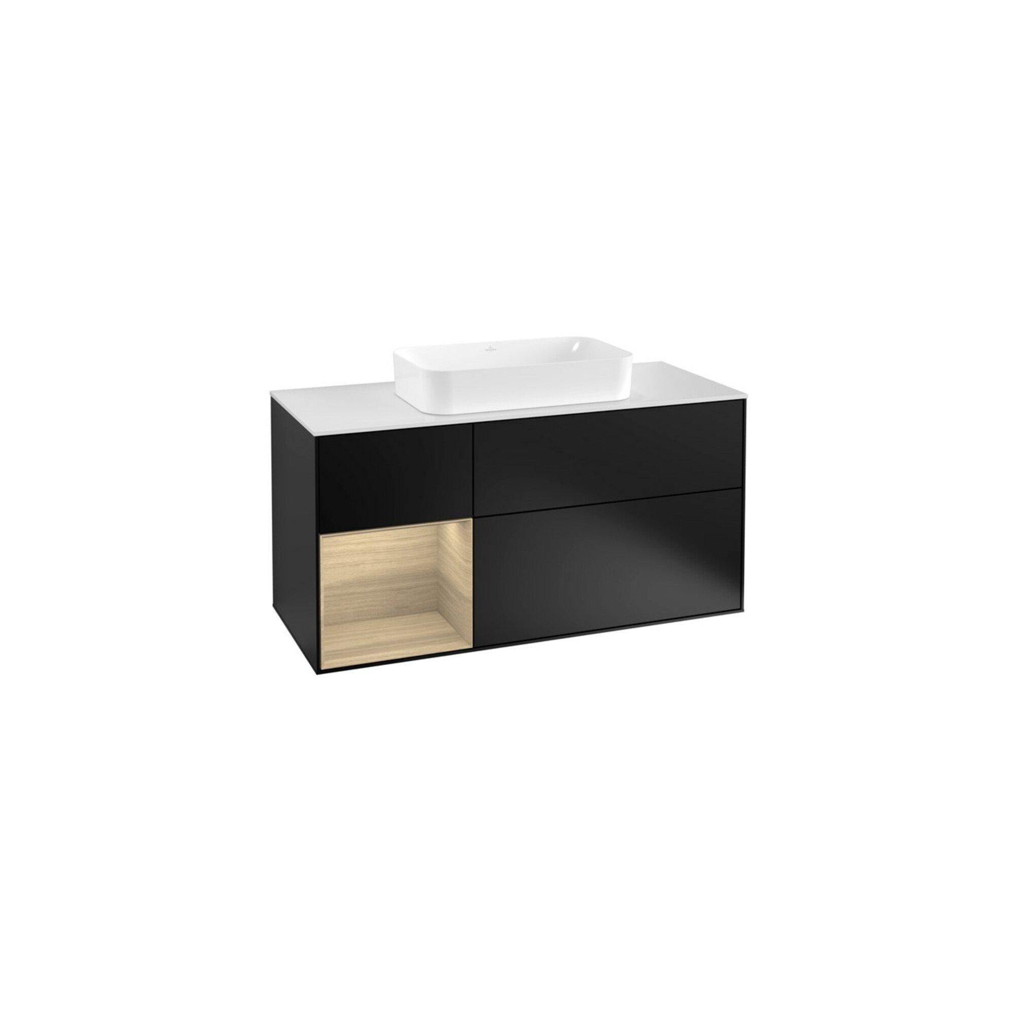 V&B Waschtischunterschrank Wandbeleuchtung Finion 120Cm, Pl W M, Reg Li Oa Ven, Bla M Lac ; Villeroy & Boch (G291PCPD)