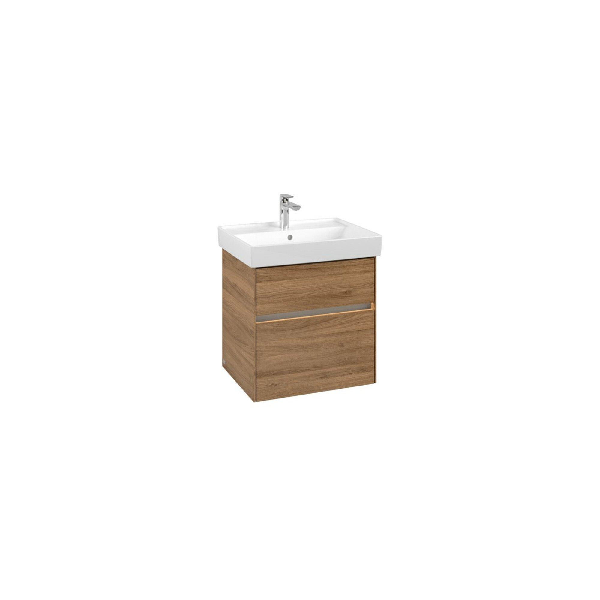 V&B Waschtischunterschrank Collaro 55,4X54,6X44,4Cm, Wt Mi, Led, Kan Oa ; Villeroy & Boch (C008B0RH)