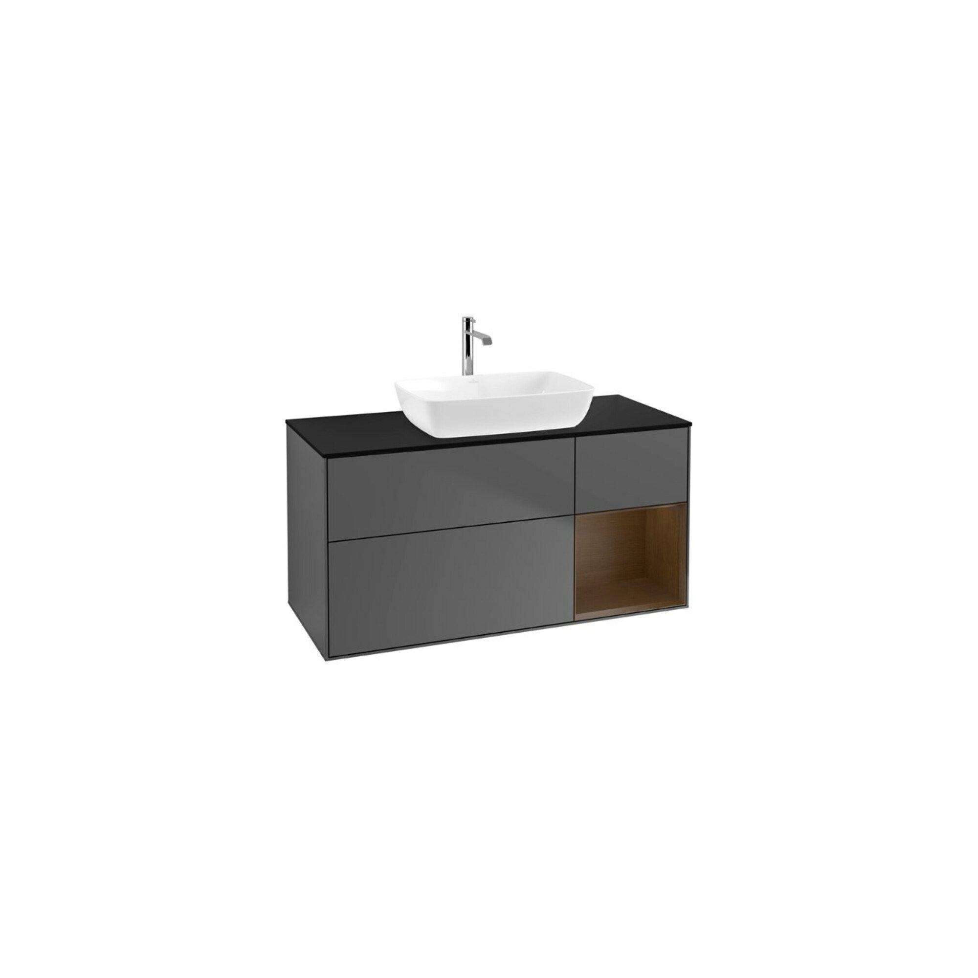 V&B Waschtischunterschrank Finion 120Cm, Pl Bla M, Reg Wal Ven, Anthrac. M ; Villeroy & Boch (F832GNGK)
