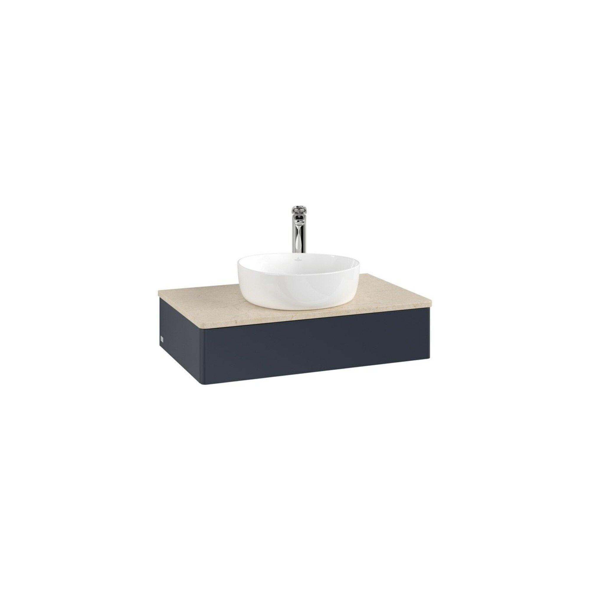 V&B Waschtischunterschrank Ohne Frontstruktur Antao 80X19X50Cm, Hl, WBP Botti., Md Bl. M Lac ; Villeroy & Boch (K08053HG)