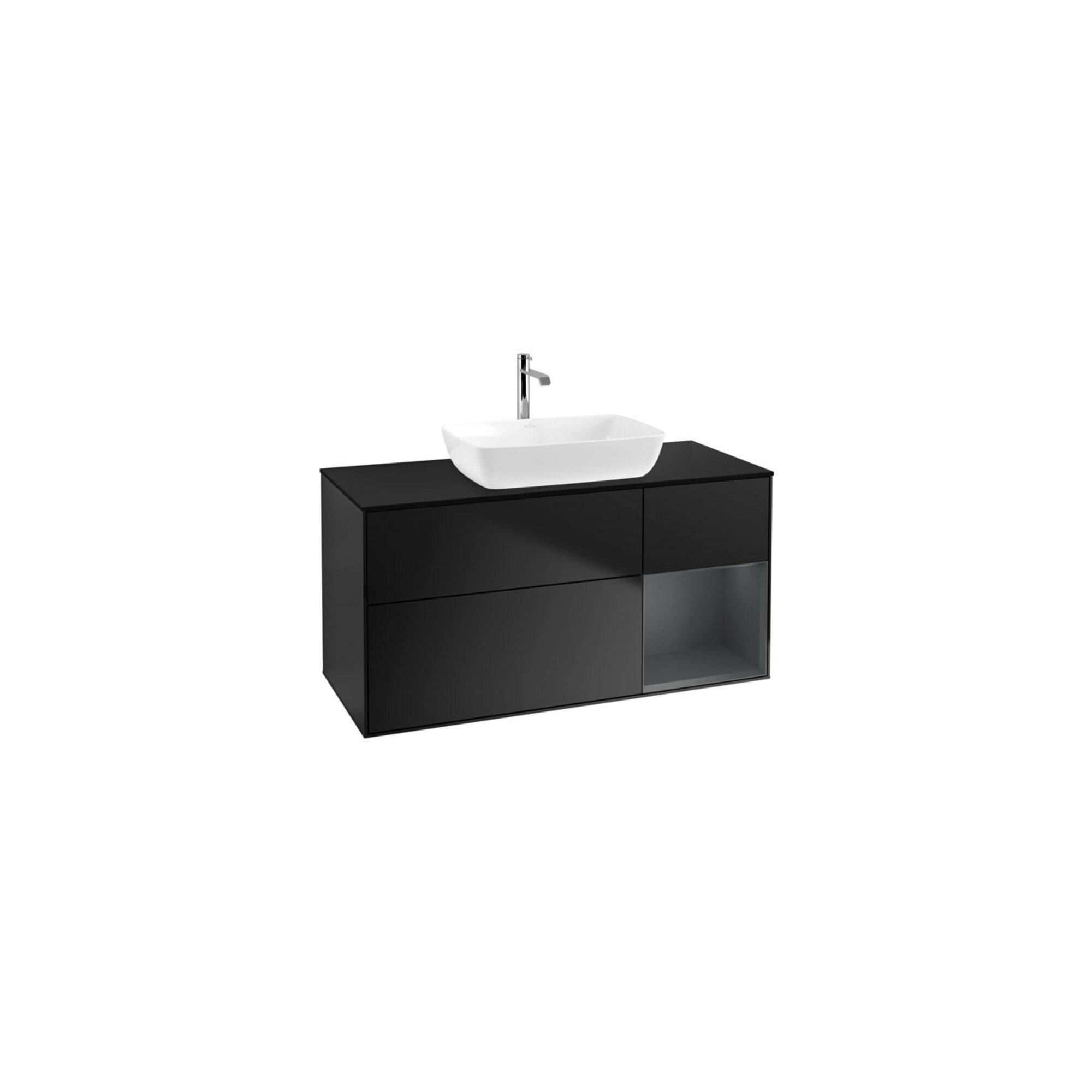V&B Waschtischunterschrank Finion 120Cm, Pl Bla M, Reg Md M Lac, Bla M Lac ; Villeroy & Boch (F832HGPD)