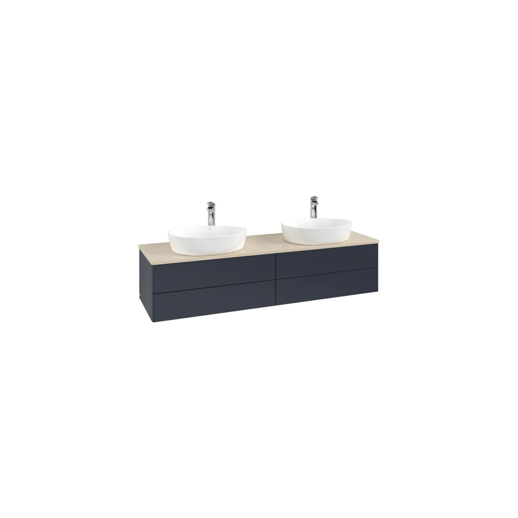 V&B Waschtischunterschrank Ohne Frontstruktur Antao 160X50Cm, Hl, Wbp Botti., Md Bl. M Lac ; Villeroy & Boch (K28053HG)
